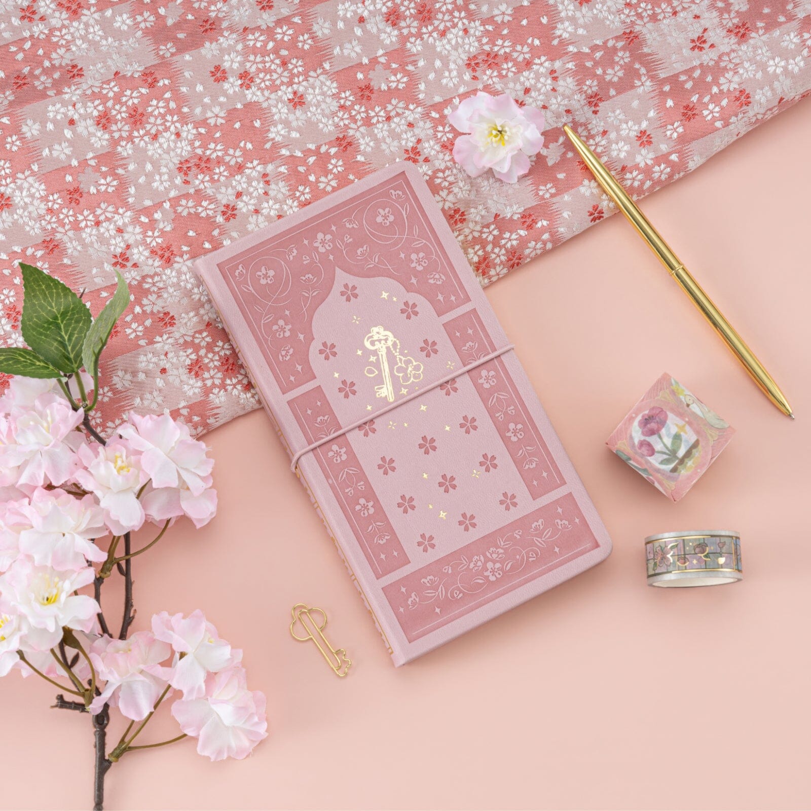 Tsuki 'Sakura Secret' Travel Notebook ☾