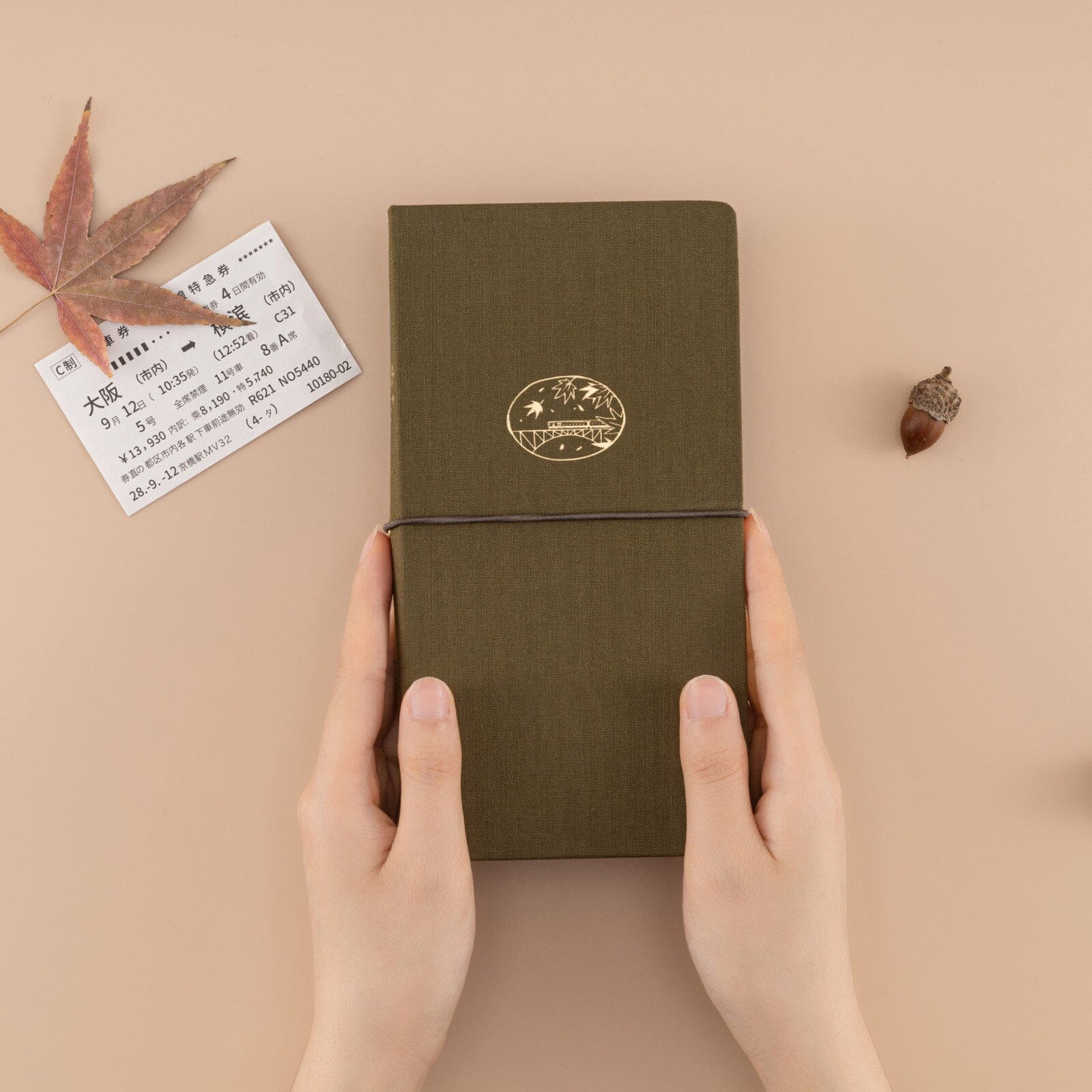 Tsuki 'Maple Journey' Travel Notebook ☾