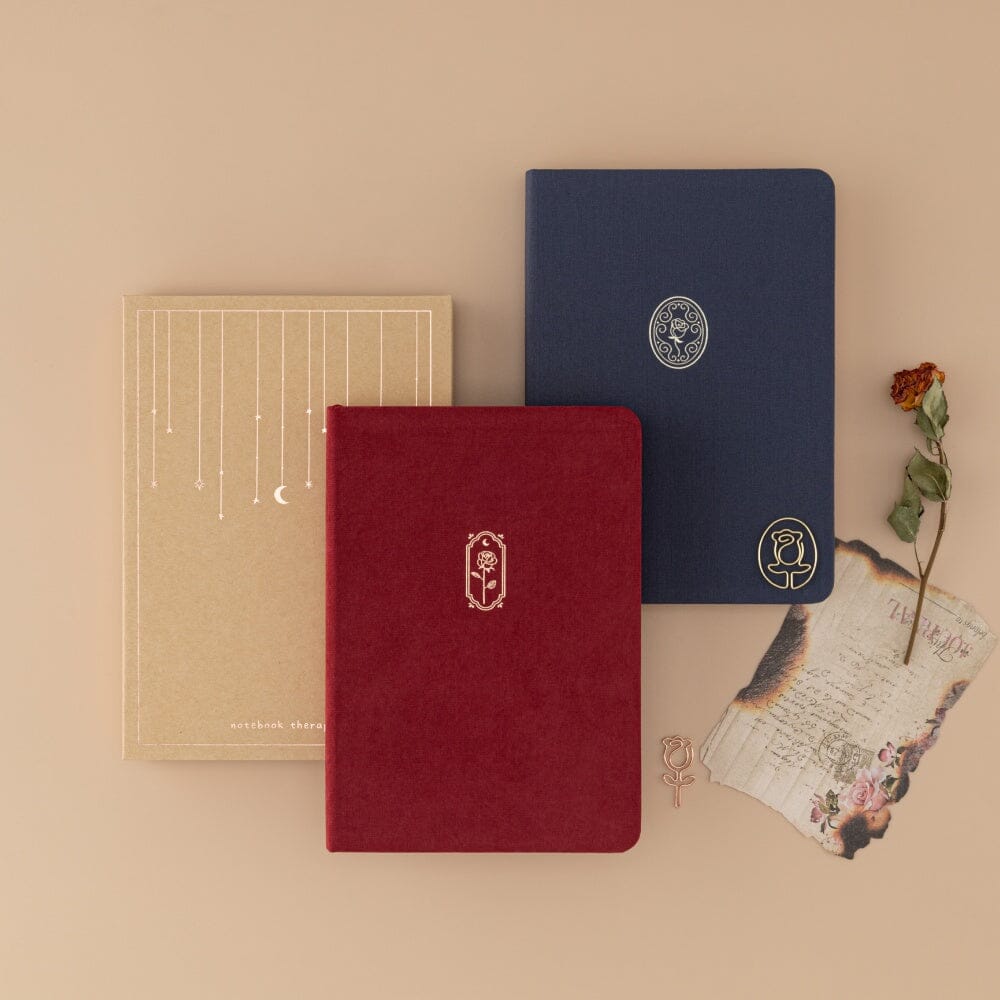 Tsuki 'Vintage Rose' Kraft Paper Limited Edition Bullet Journals ☾