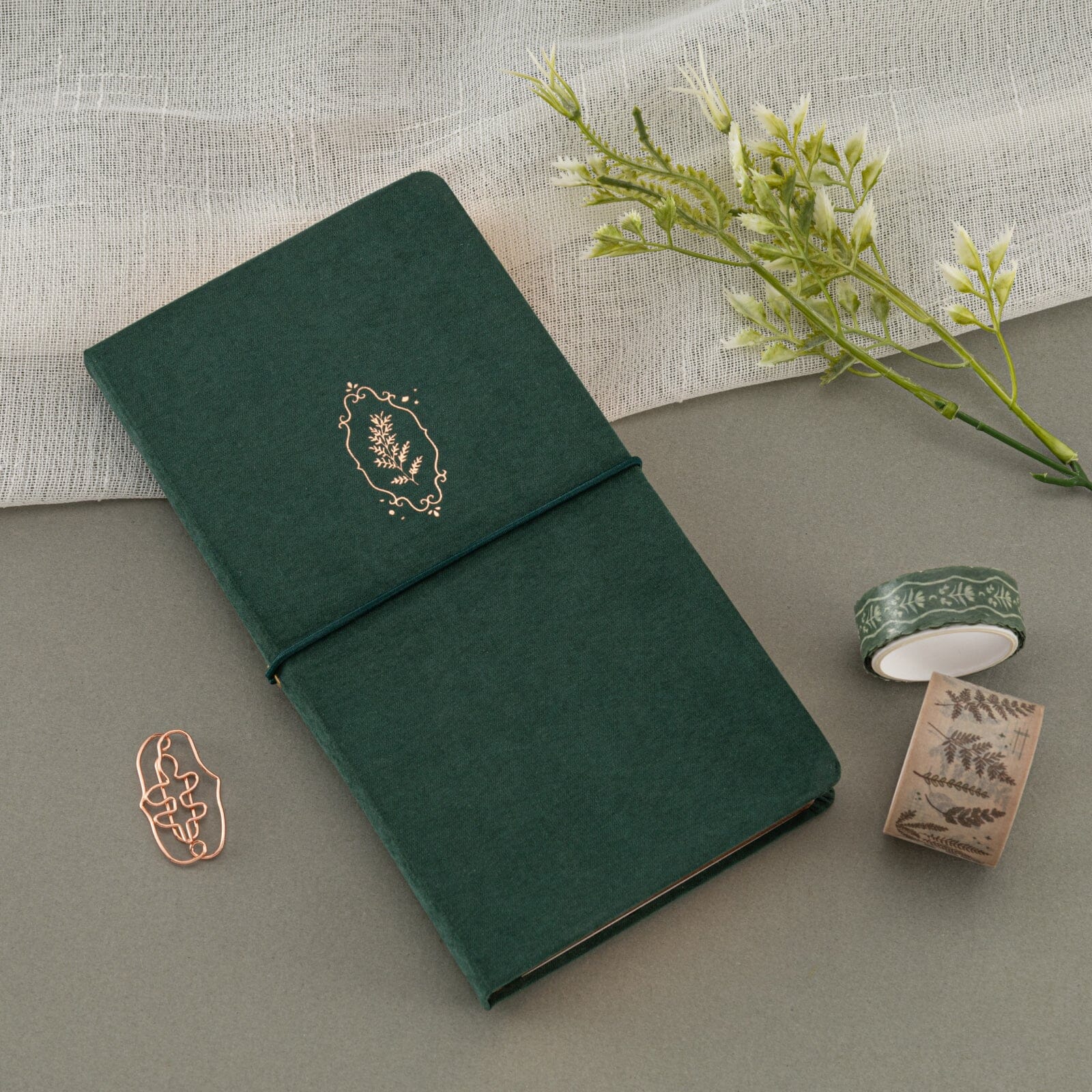 Tsuki 'Woodland Adventure' Luxury Travel Notebook ☾