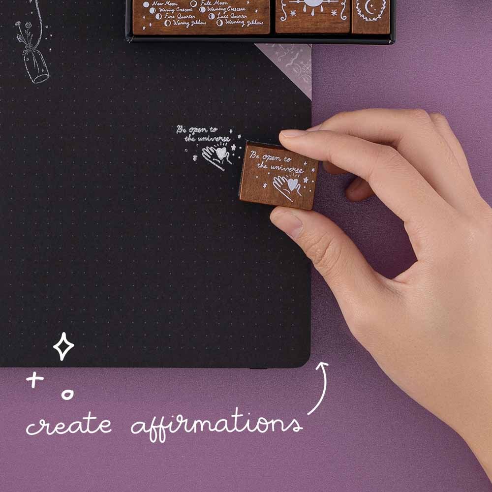 Tsuki 'Moonlit Spells' Bullet Journal Stamp Set ☾
