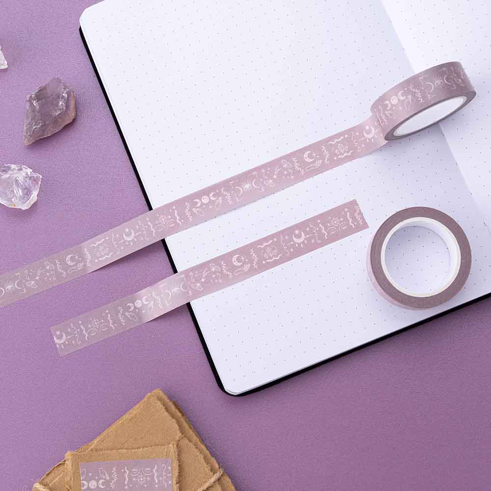 Tsuki 'Moonlit Blush' Washi Tape Set ☾