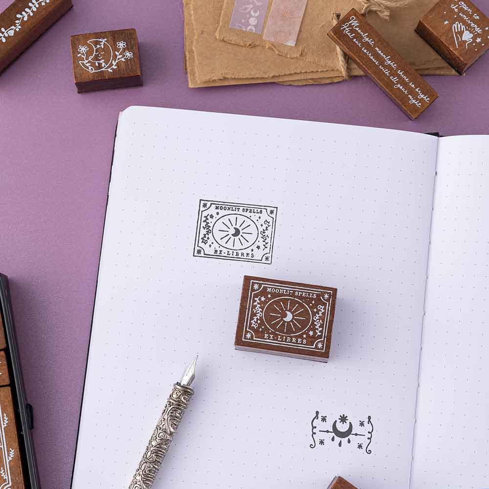 Tsuki 'Moonlit Spells' Bullet Journal Stamp Set ☾