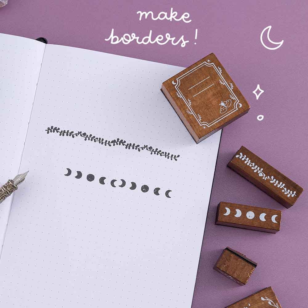 Tsuki 'Moonlit Spells' Bullet Journal Stamp Set ☾