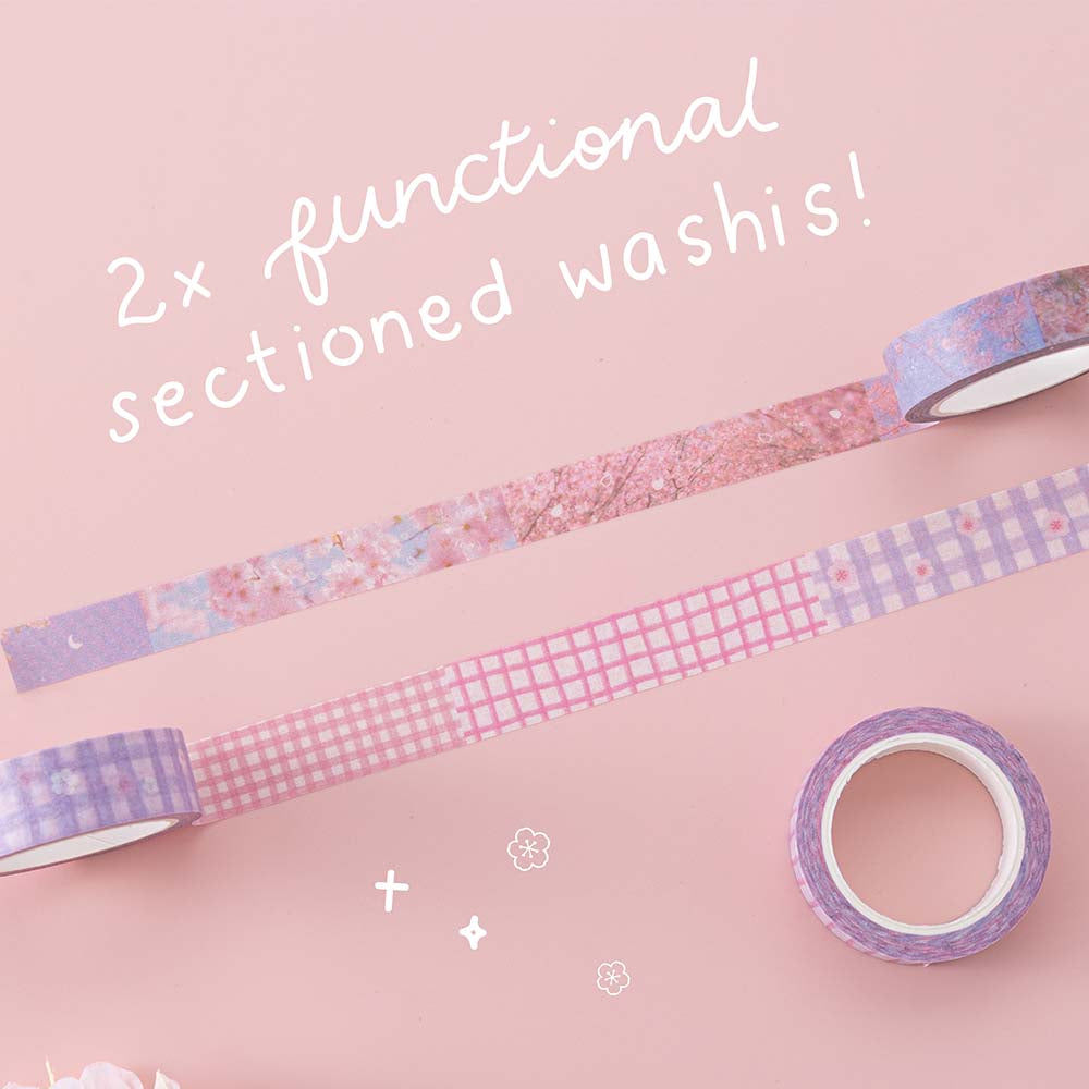 Tsuki 'Sakura Journey' Washi Tape Set ☾