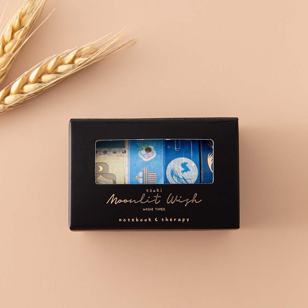 Tsuki 'Moonlit Wish' Washi Tapes Set ☾