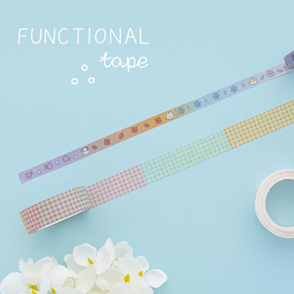 Tsuki 'Four Seasons' Washi Tape Set ☾ @milkkoyo x NotebookTherapy