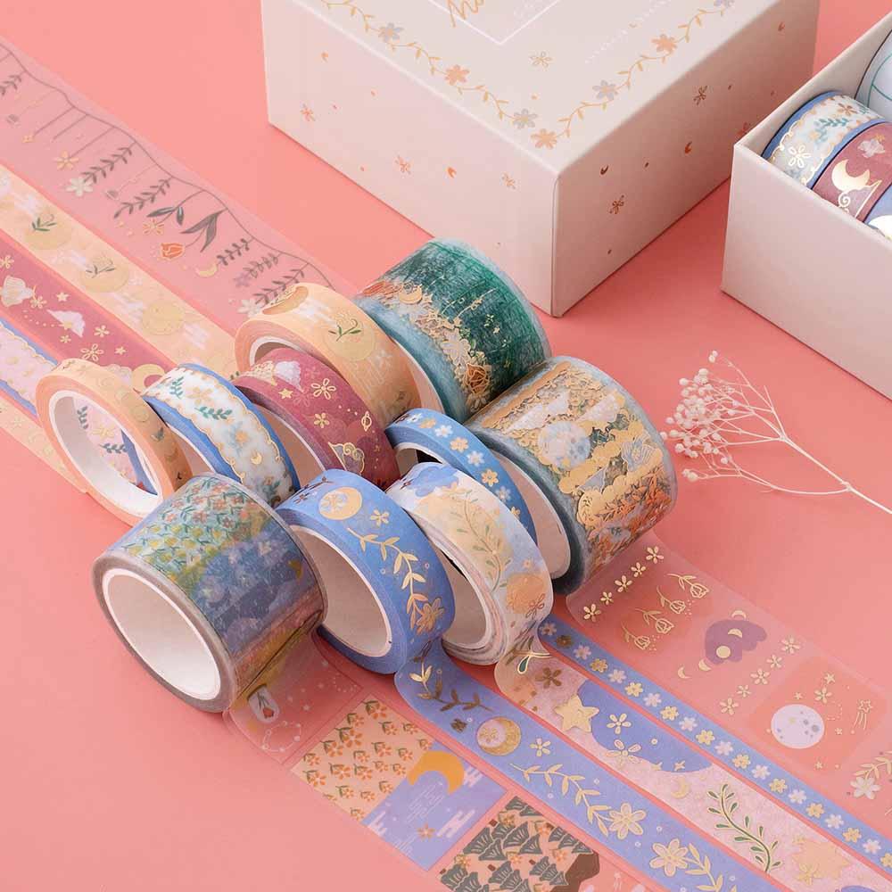 Tsuki 'Moonflower' Washi Tape Set ☾