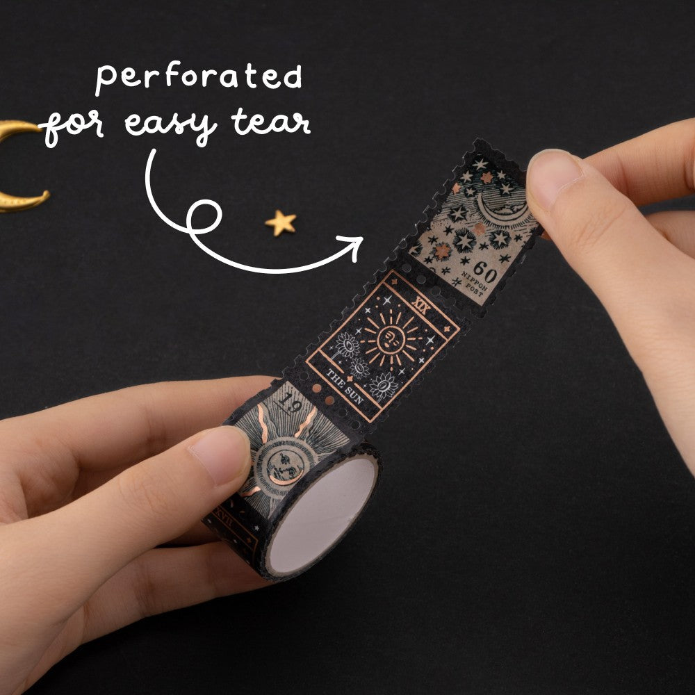 Tsuki 'Moonlit Alchemy' Washi Tape Set ☾