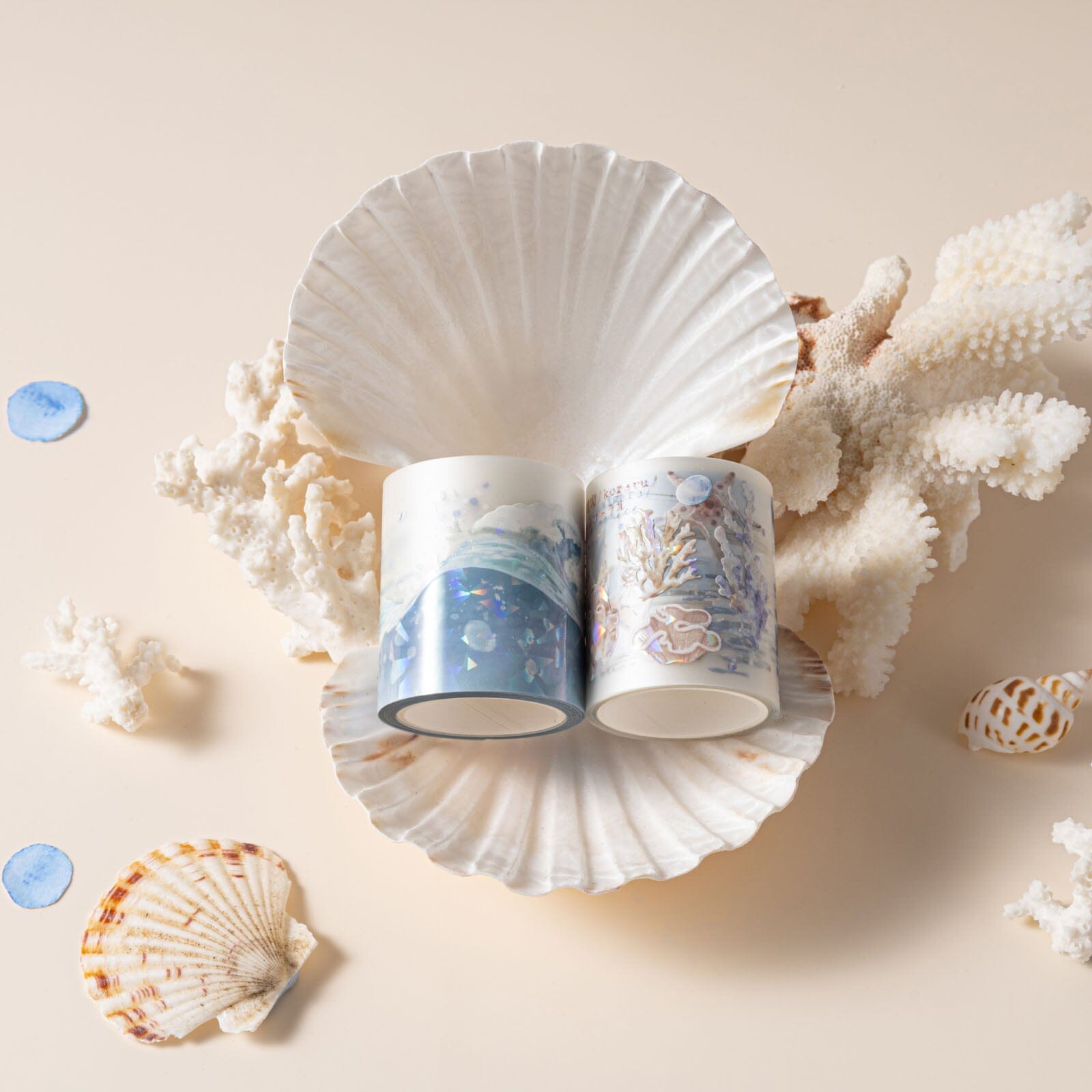 Hinoki - 'Into the Wave' Decorative PET Tape Set
