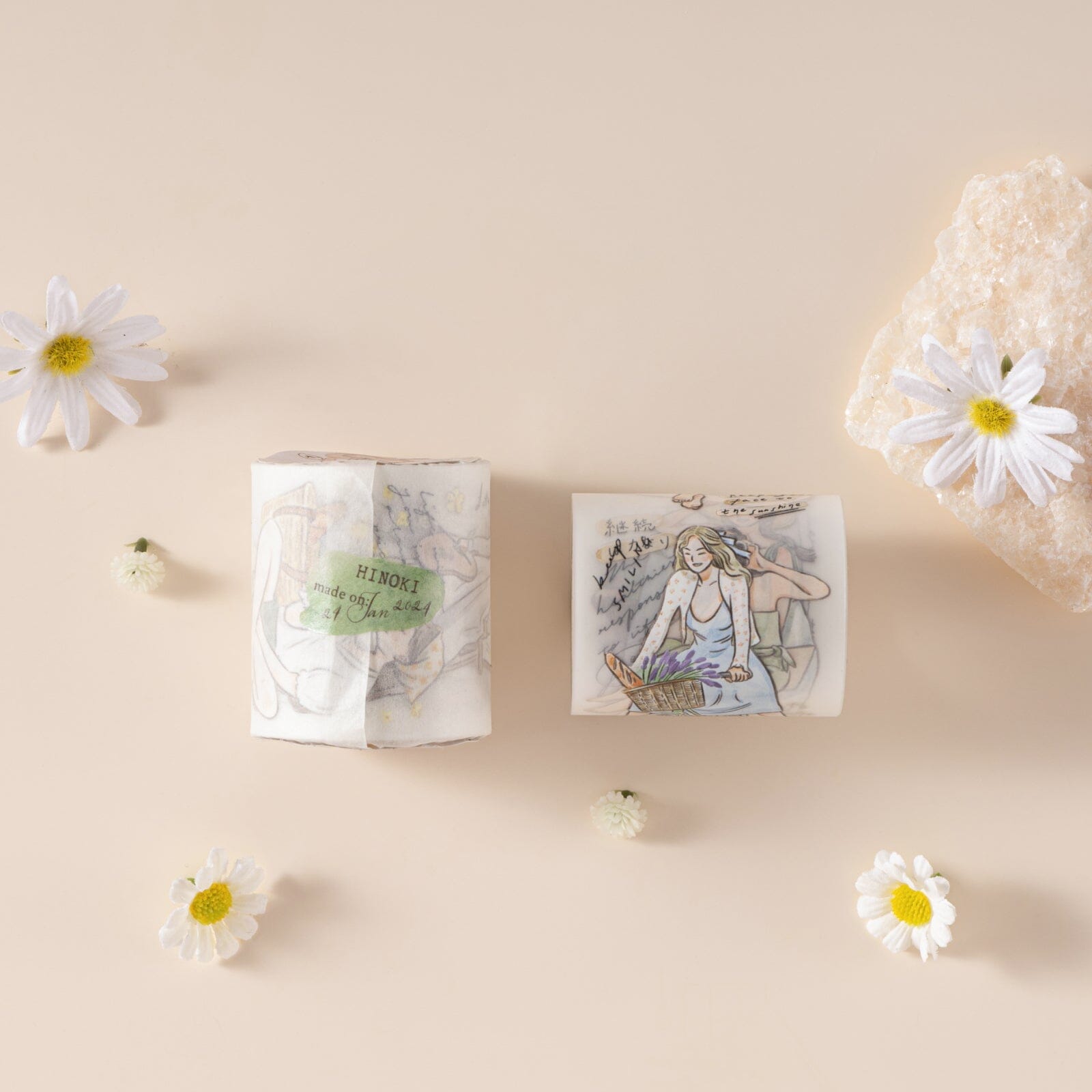 Hinoki - 'Into the Meadow' PET Decorative Tape - Summer Girls