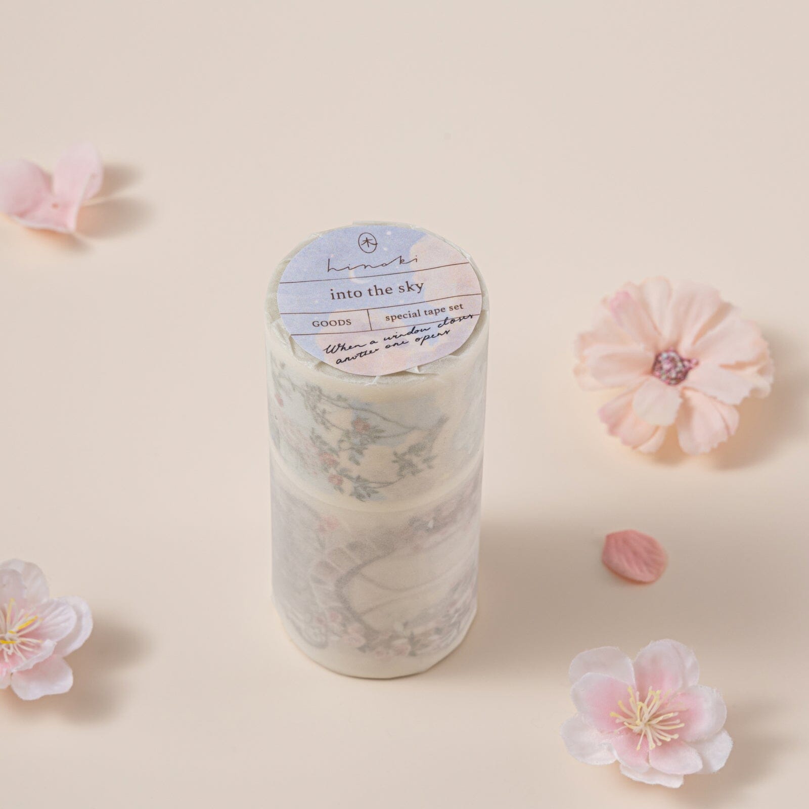 Hinoki - 'Into the Sky' PET Decorative Tape Set