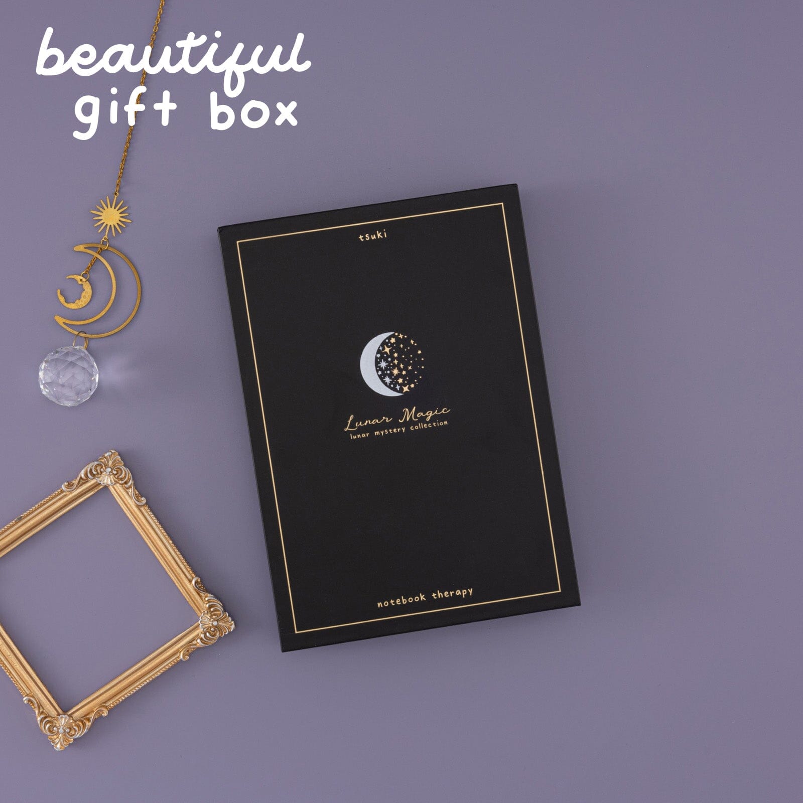 Tsuki 'Lunar Magic' Limited Edition Black Page Bullet Journal ☾