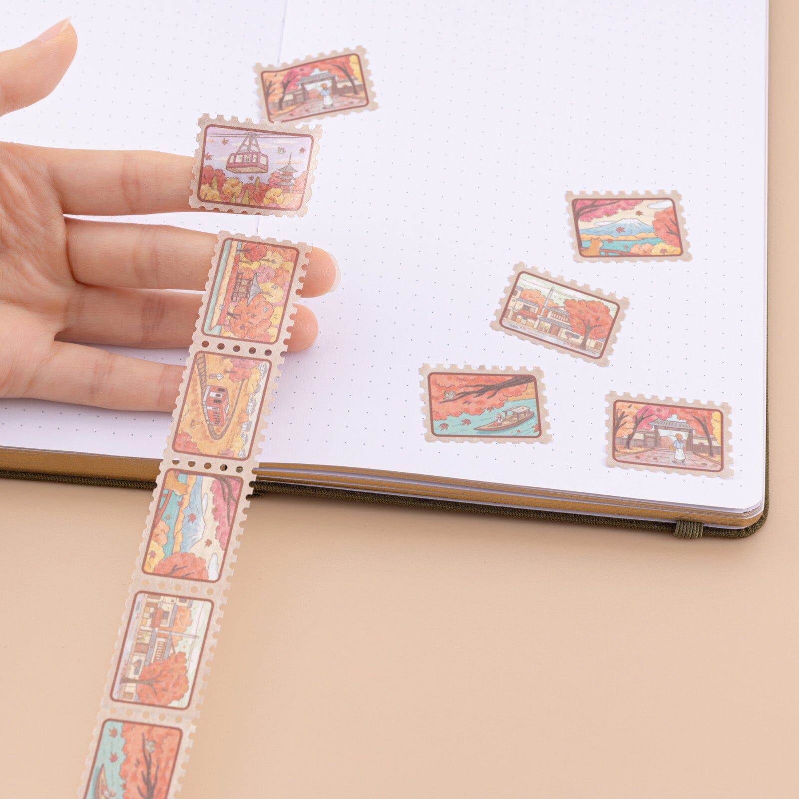 Tsuki 'Maple Journey' Washi Tape Set ☾