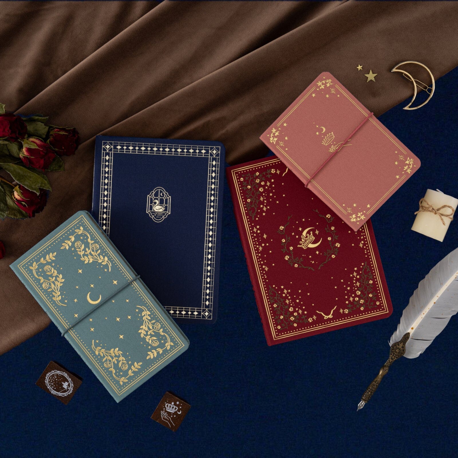 Tsuki 'Starlit Crown' A6 Travel Notebook ☾