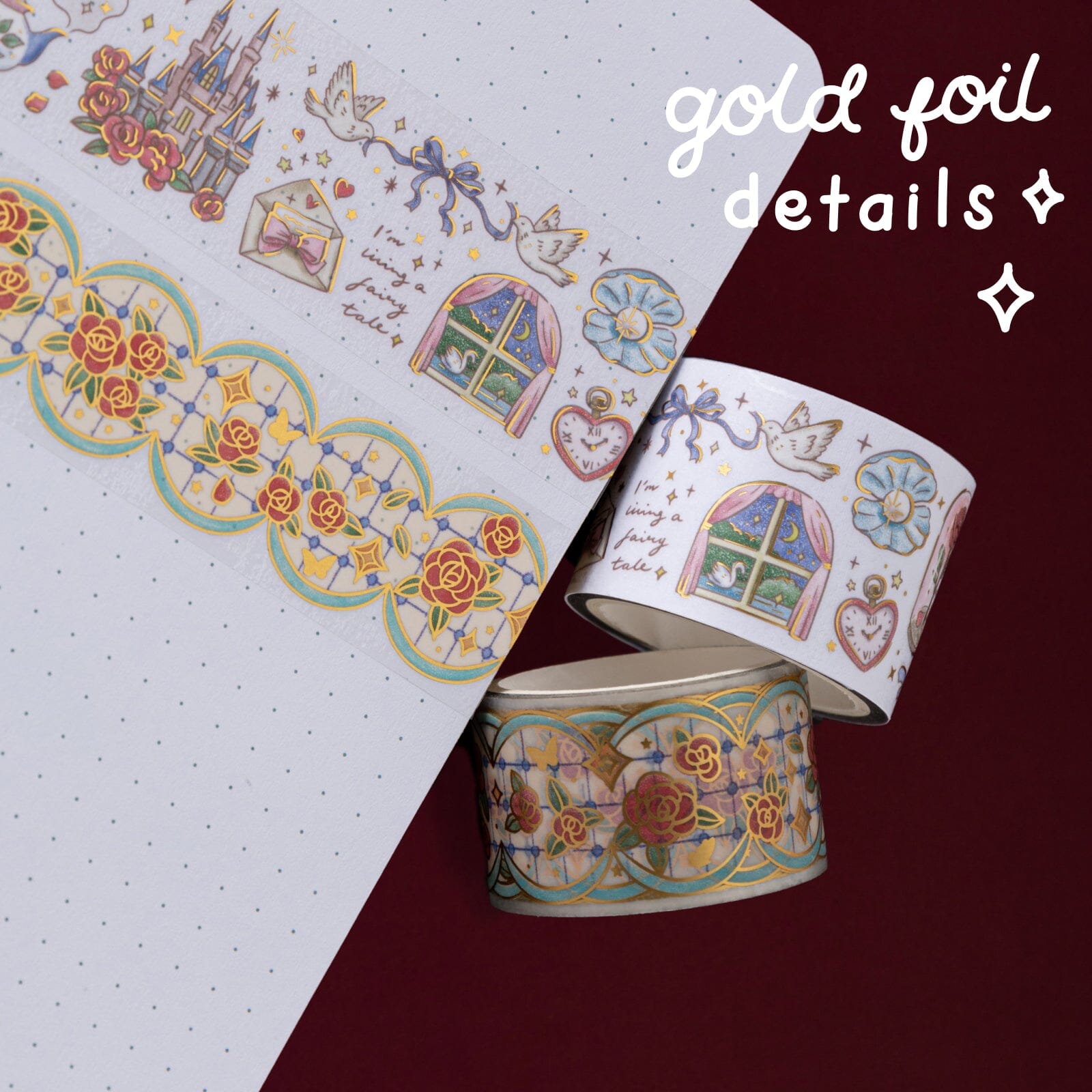 Tsuki 'Once Upon a Time' Washi Tape Set ☾