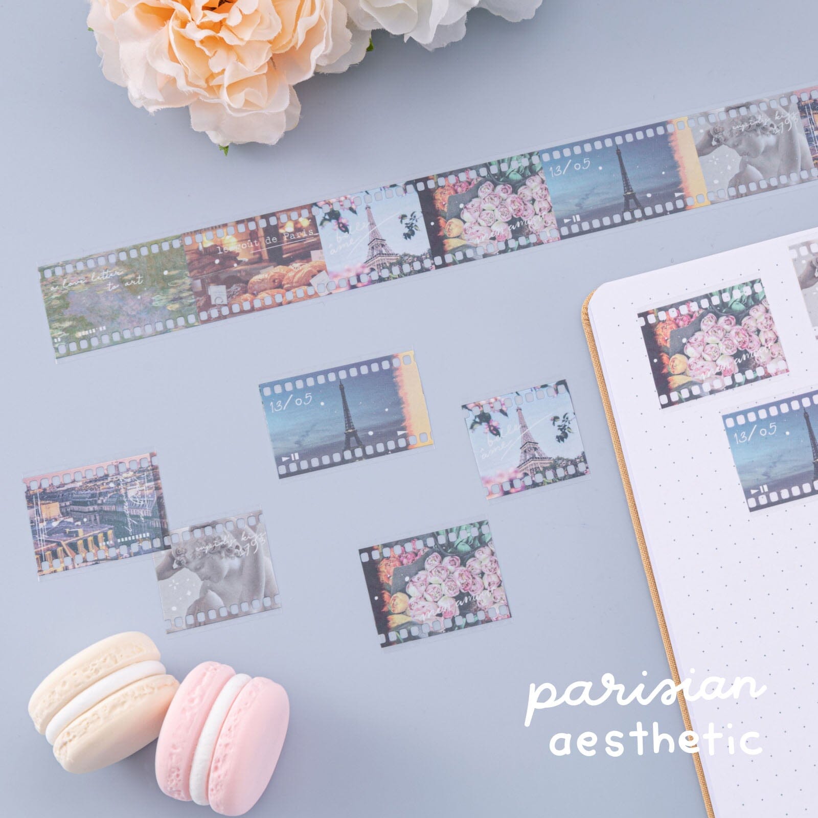 Tsuki 'Journée à Paris' Washi Tape Set ☾