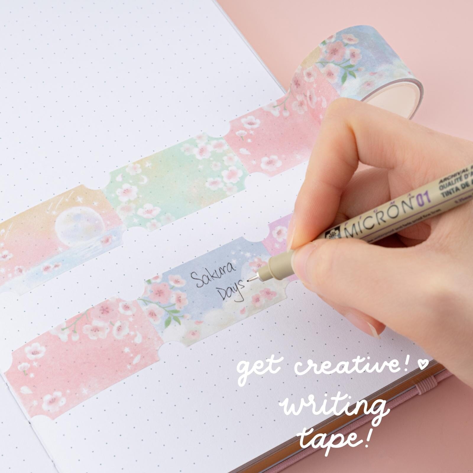 Tsuki 'Sakura Days' Washi Tape Set ☾