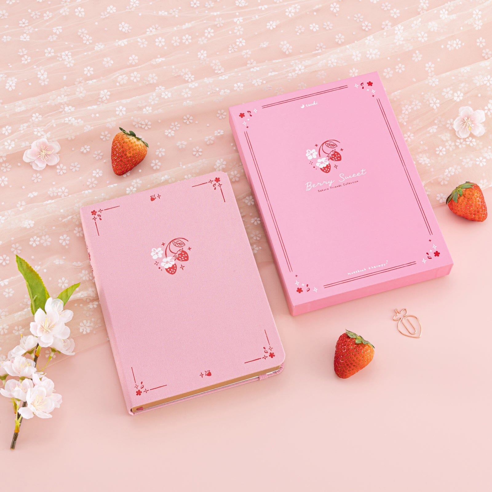 Tsuki 'Berry Sweet' Limited Edition Bullet Journal ☾