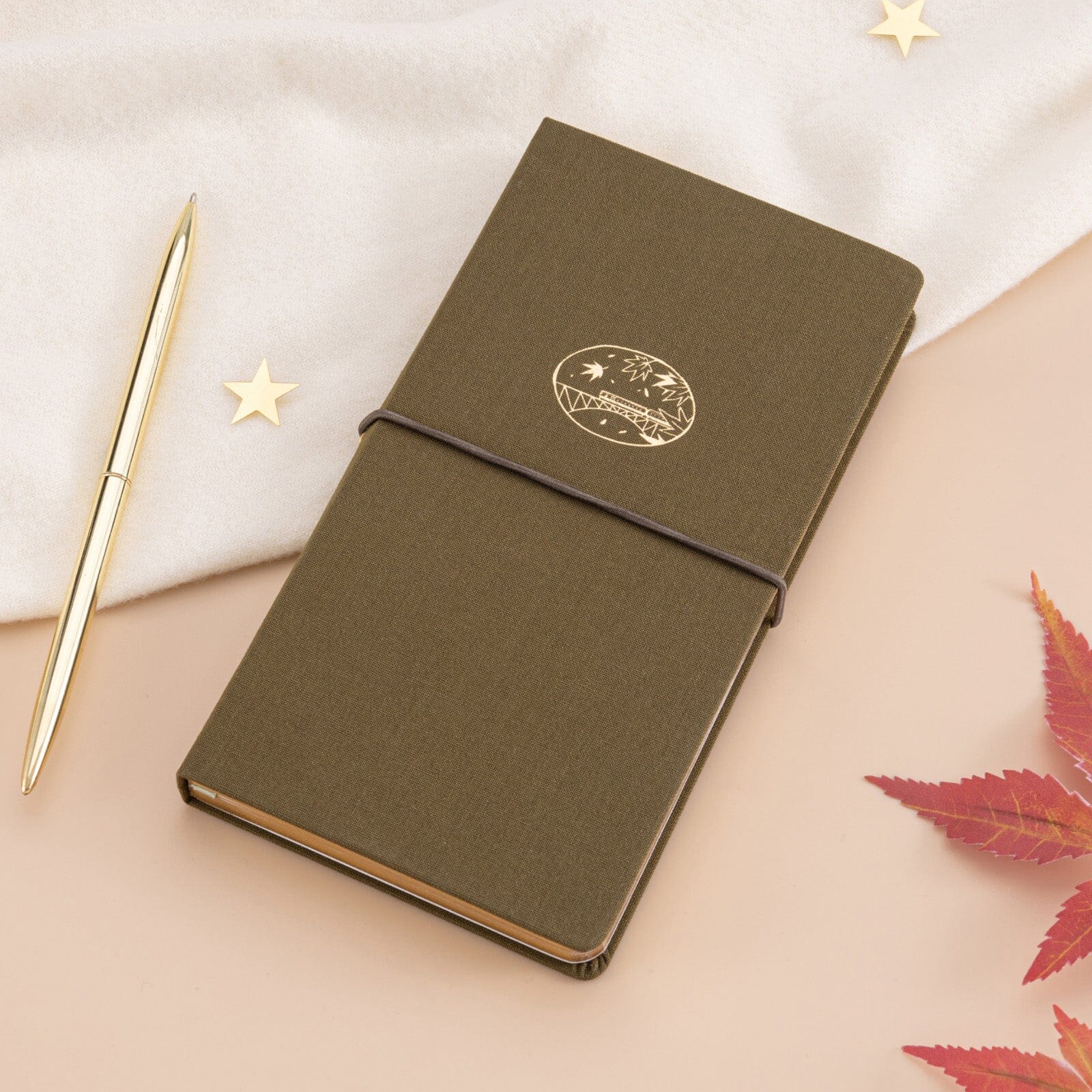 Tsuki 'Maple Journey' Travel Notebook ☾