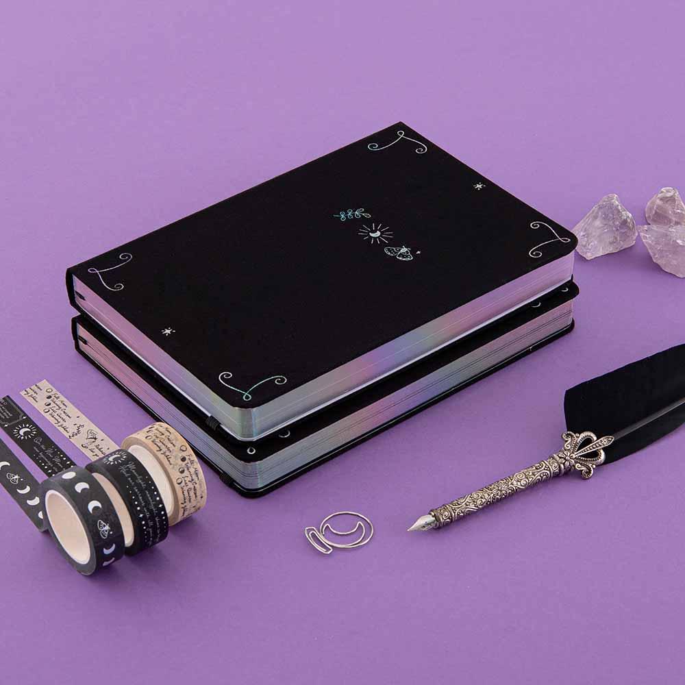 Tsuki 'Moonlit Spell' Limited Edition Holographic Bullet Journal ☾