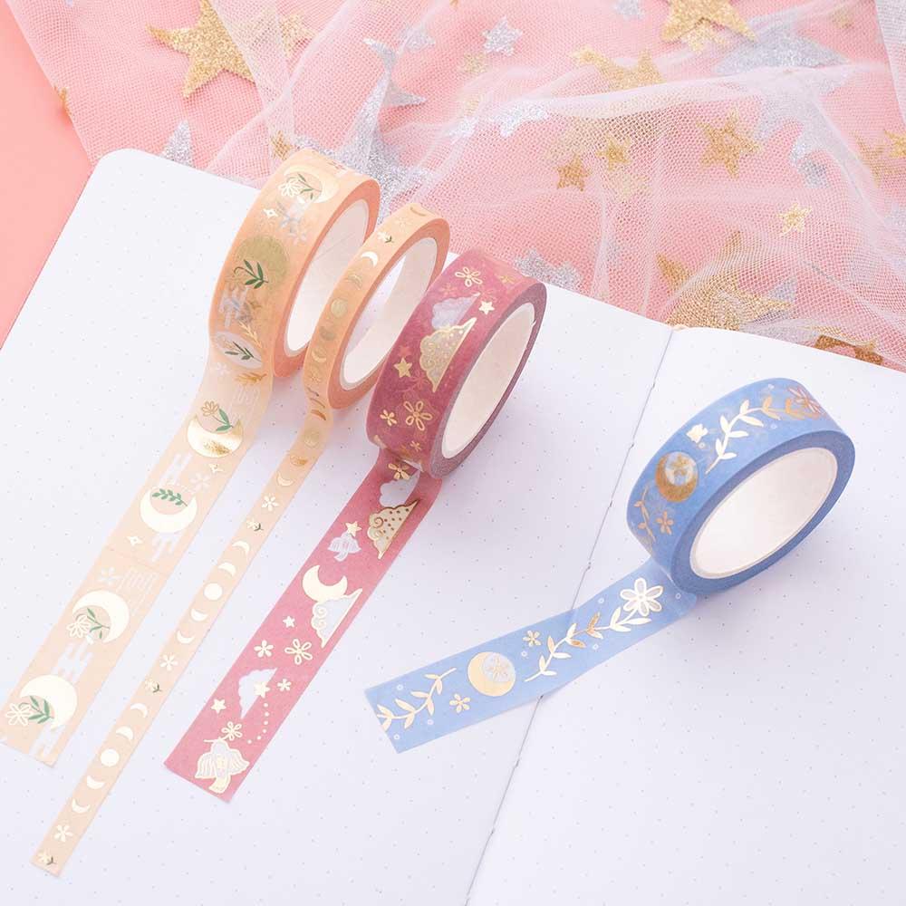 Tsuki 'Moonflower' Washi Tape Set ☾