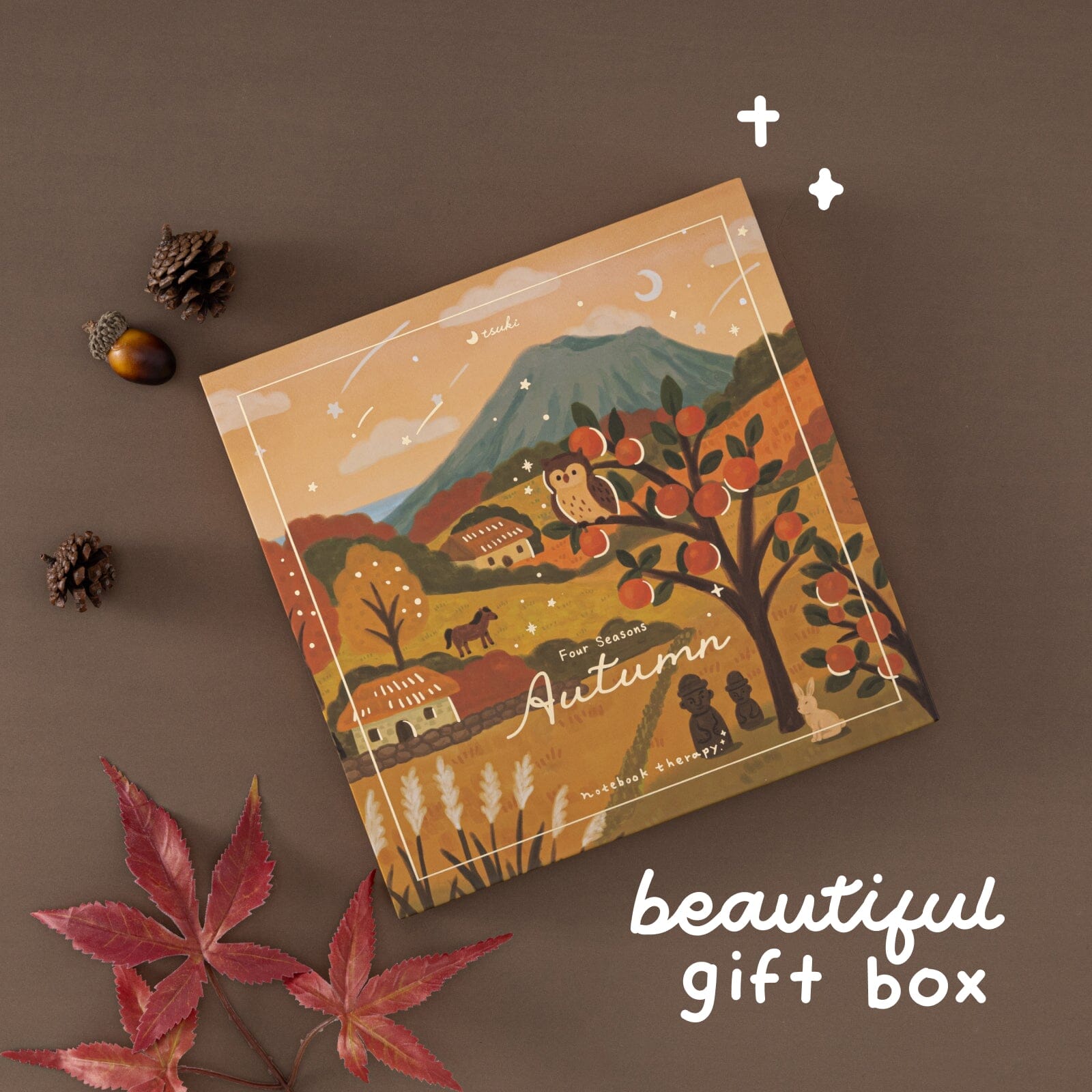 Tsuki Four Seasons: Autumn Collector's Edition 2025 Square Bullet Journal ☾