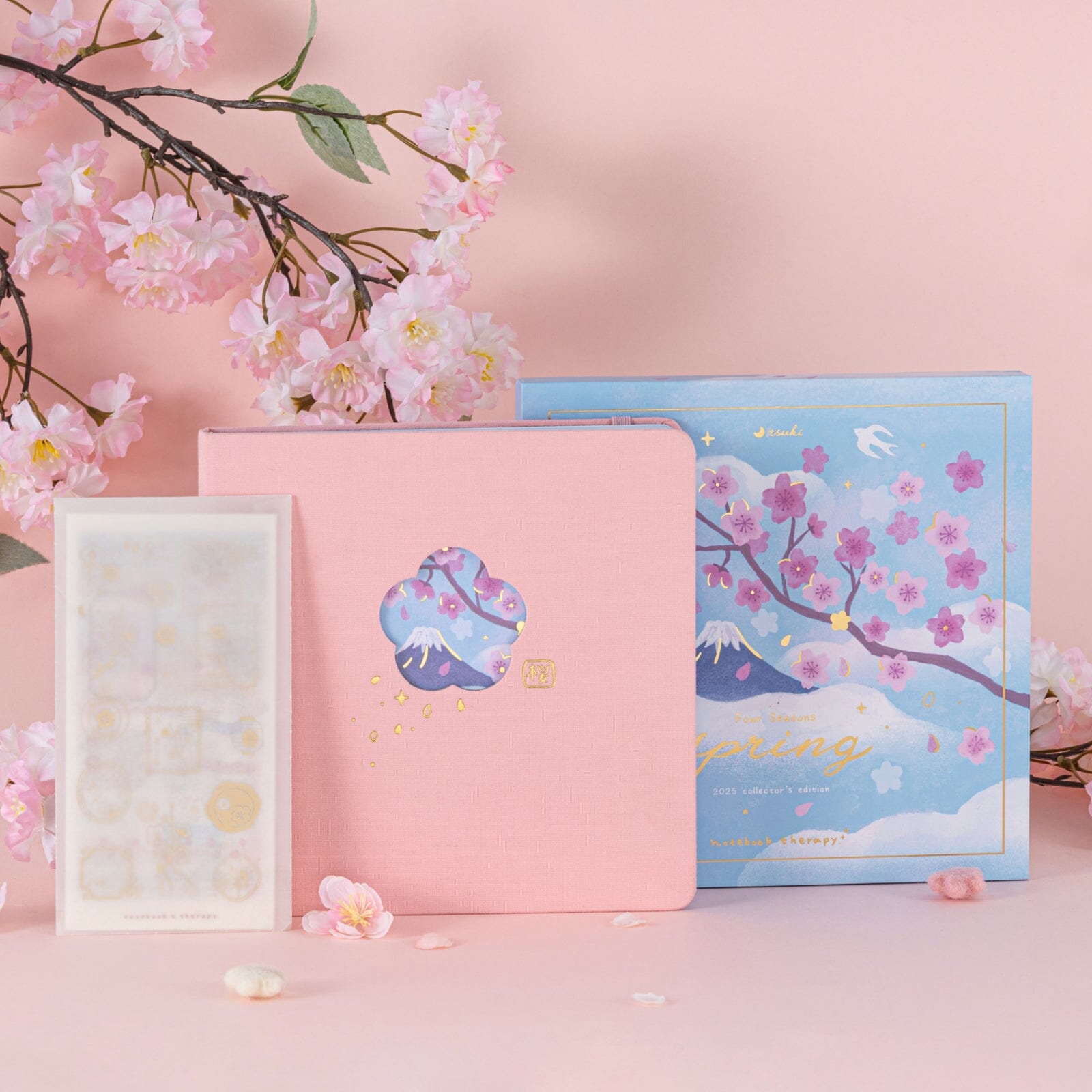 Tsuki Four Seasons: Spring Collector's Edition 2025 Square Bullet Journal ☾