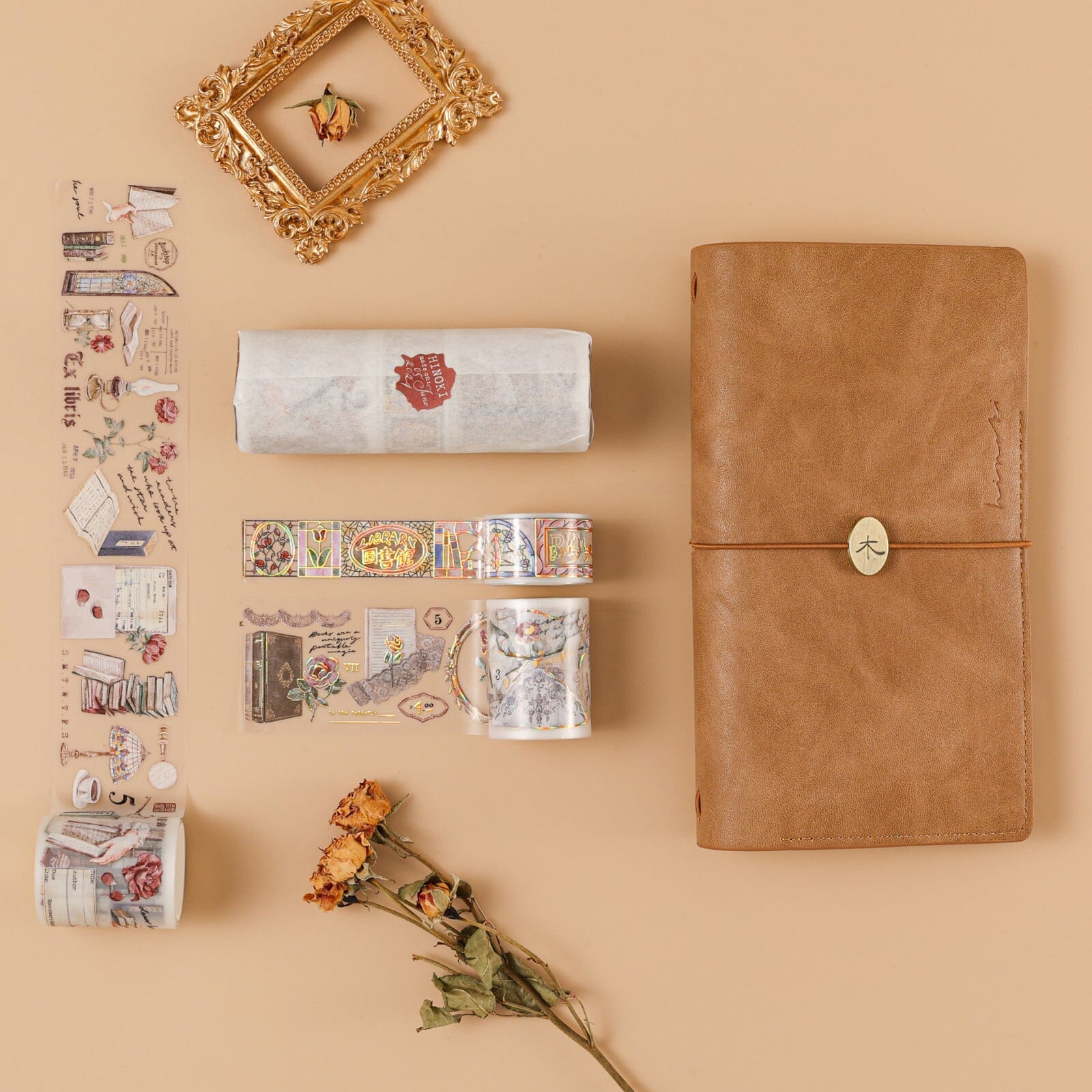 Hinoki - 'Into the Library' PET Decorative Tape