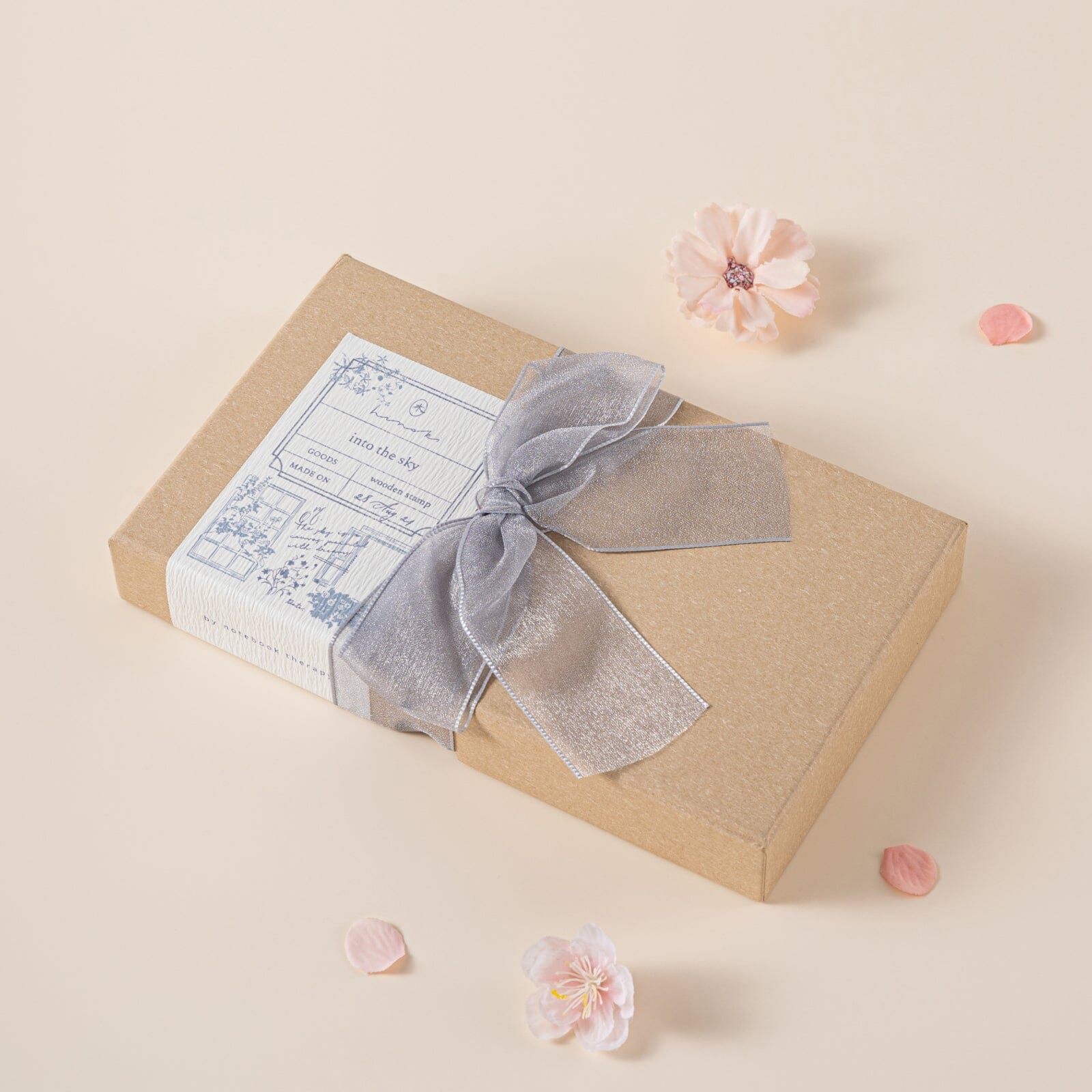 Hinoki - 'Into the Sky' Engraved Wooden Stamp Set