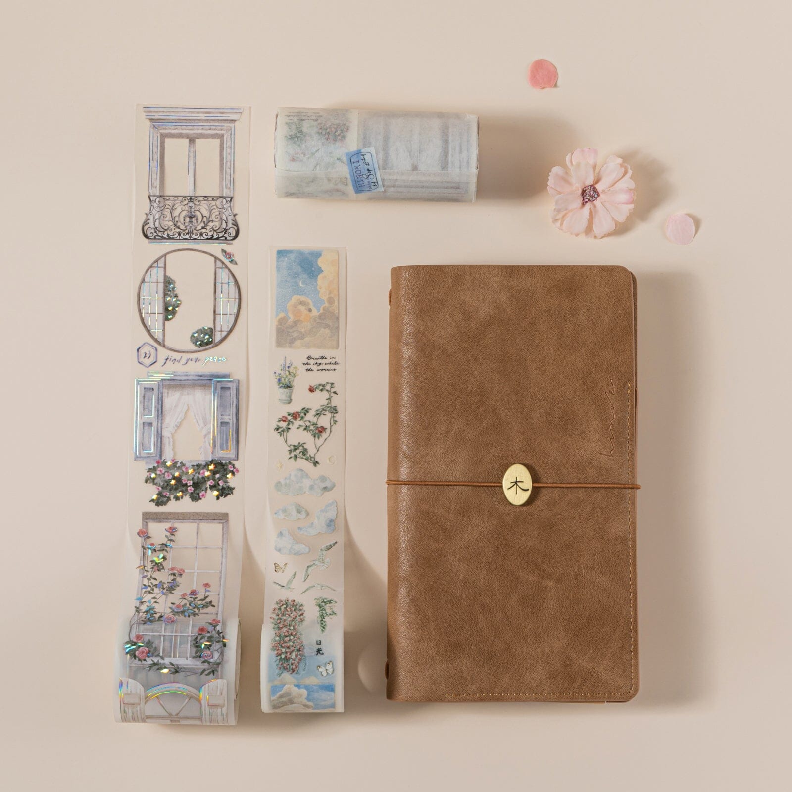 Hinoki - 'Into the Sky' PET Decorative Tape Set