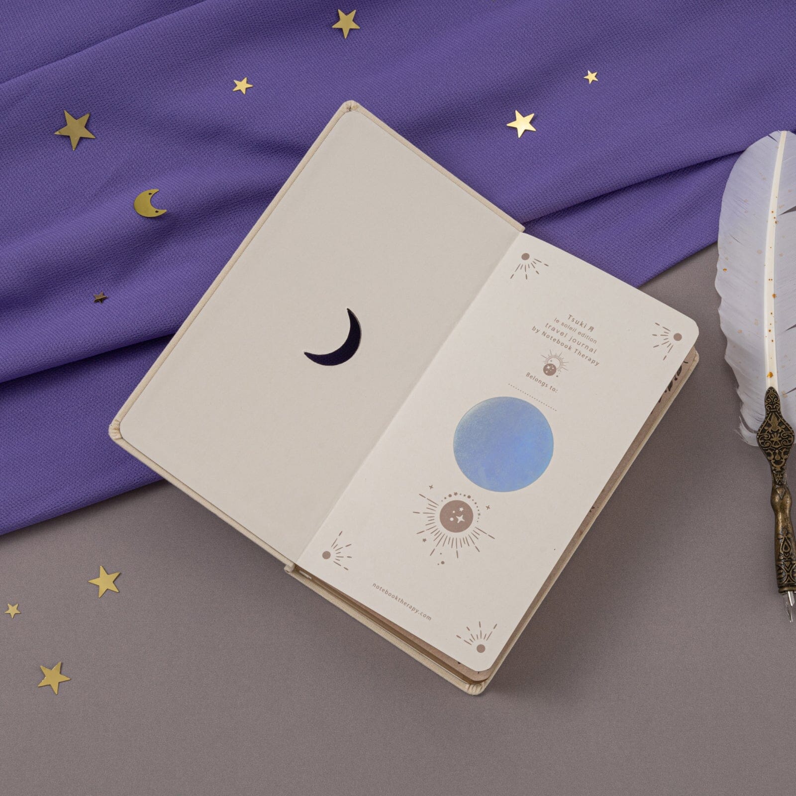 Tsuki 'Le Soleil' Collector's Edition Moon Planner Travel Notebook ☾