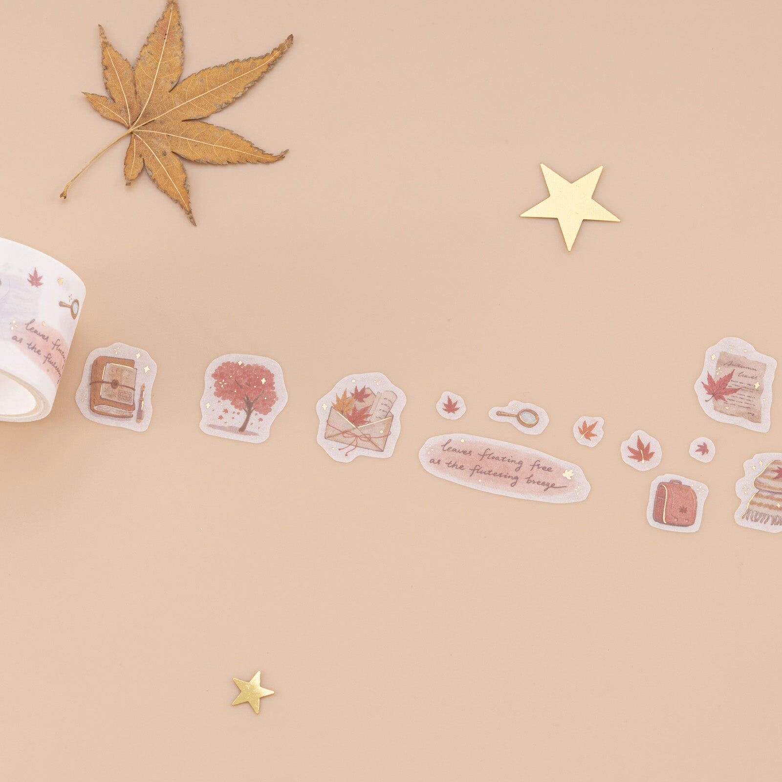 Tsuki 'Maple Journey' Washi Tape Set ☾