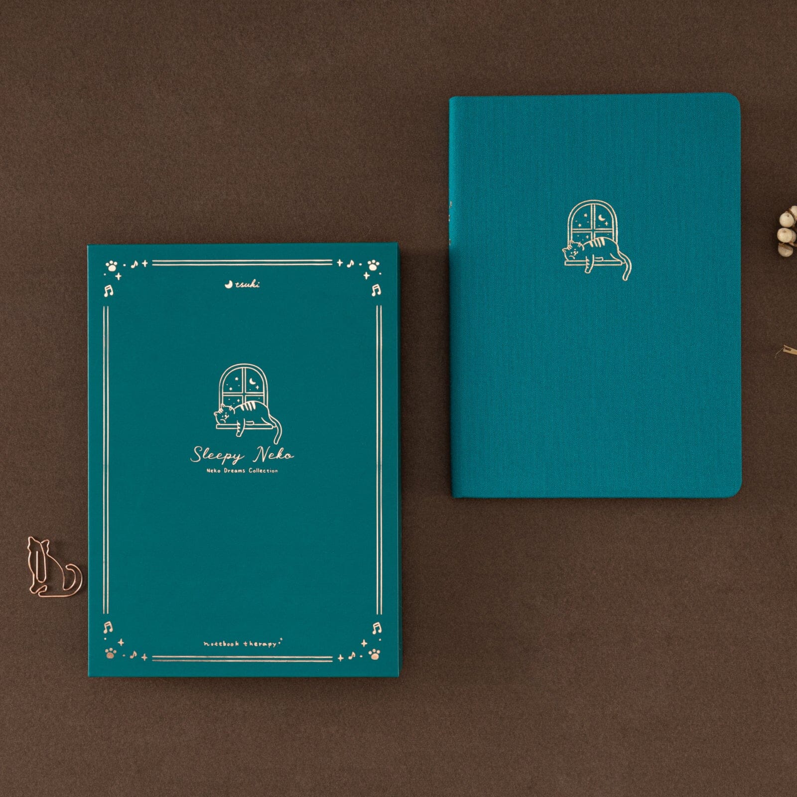 Tsuki 'Sleepy Cat' Limited Edition Bullet Journal ☾