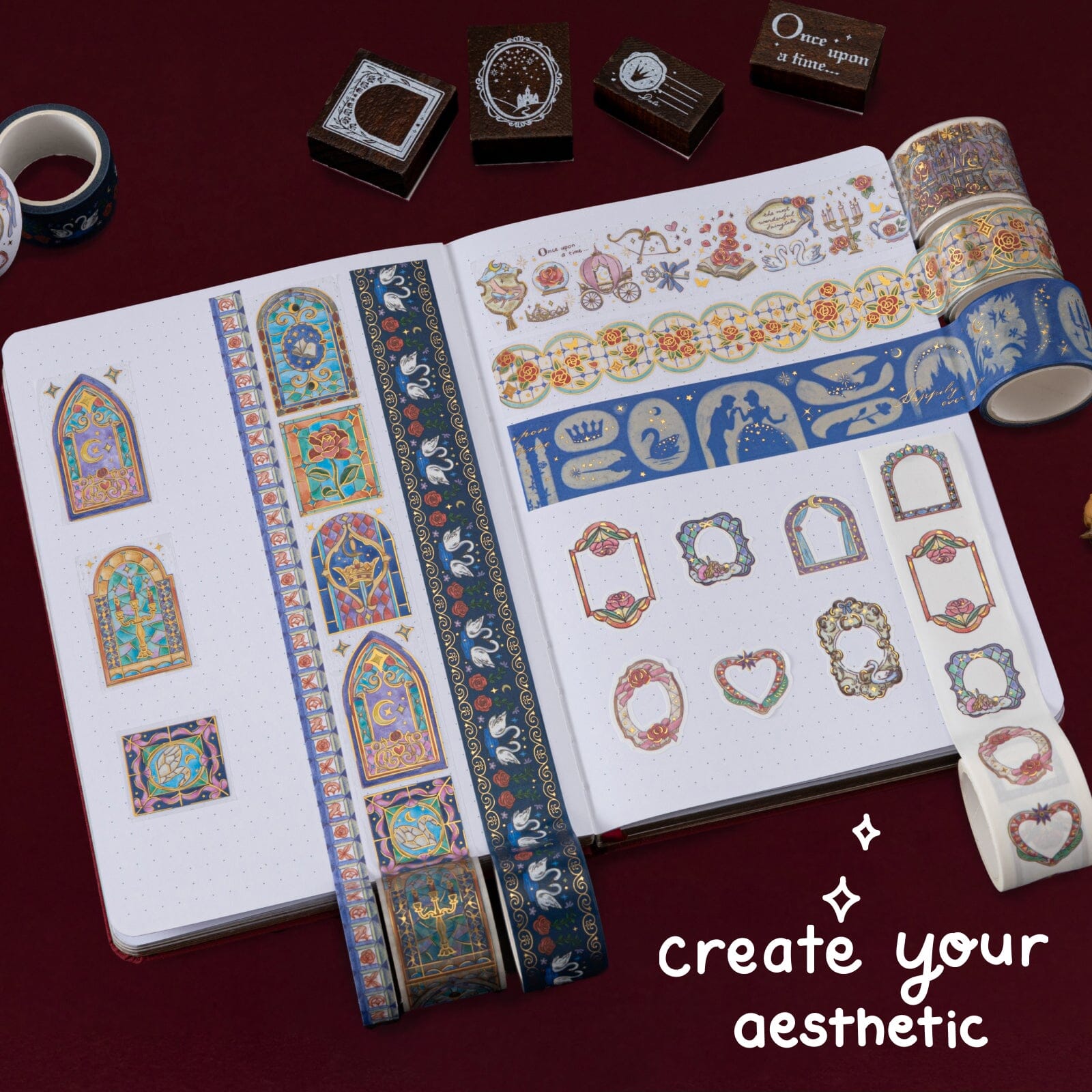 Tsuki 'Once Upon a Time' Washi Tape Set ☾