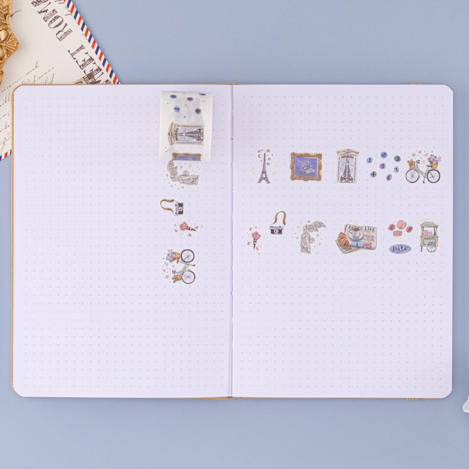 Tsuki 'Journée à Paris' Washi Tape Set ☾