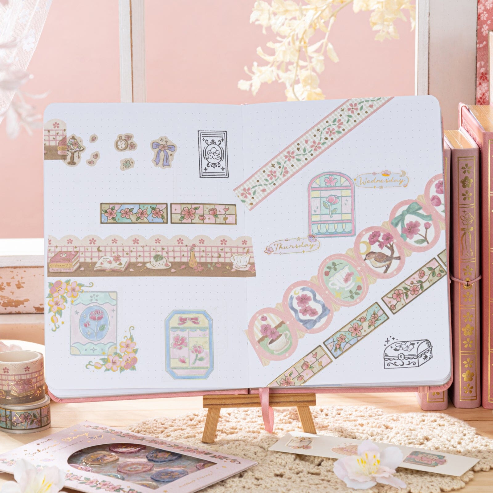 Tsuki 'Sakura Luna' Limited Edition Luxury Bullet Journal ☾