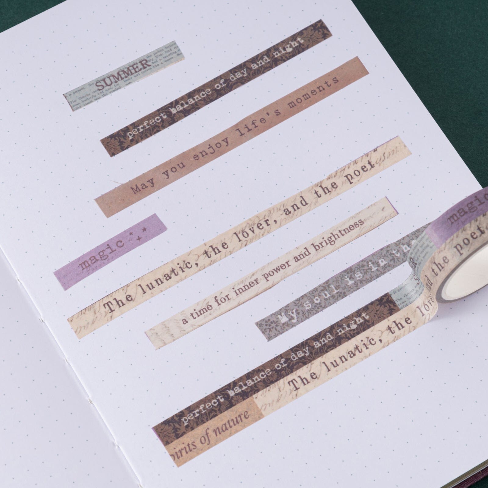 Tsuki 'Midsummer Night's Dream' Washi Tape Set ☾