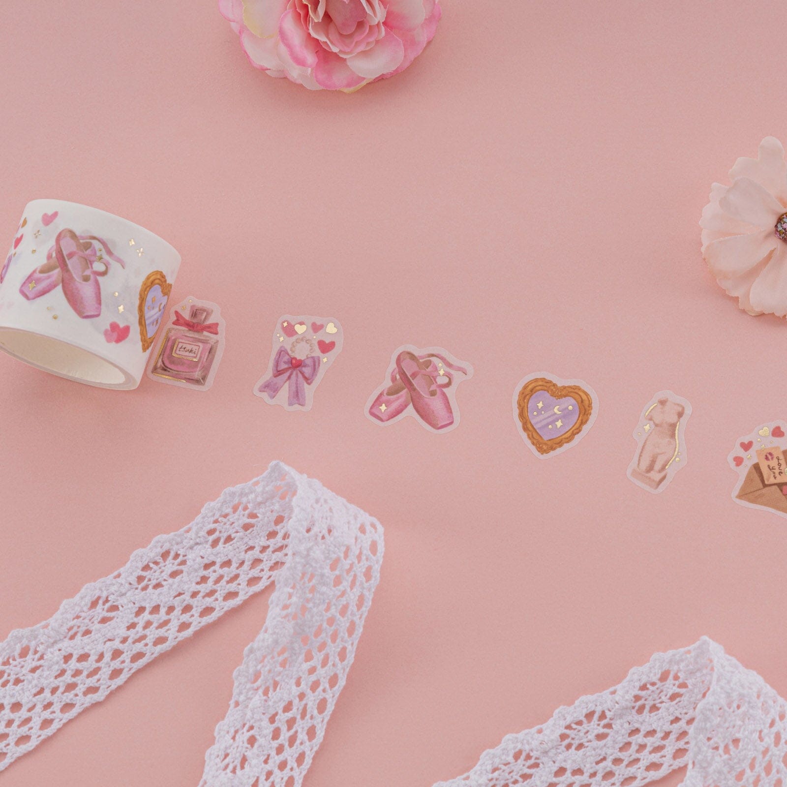 Tsuki 'Sweet Ballet' Washi Tape Set ☾