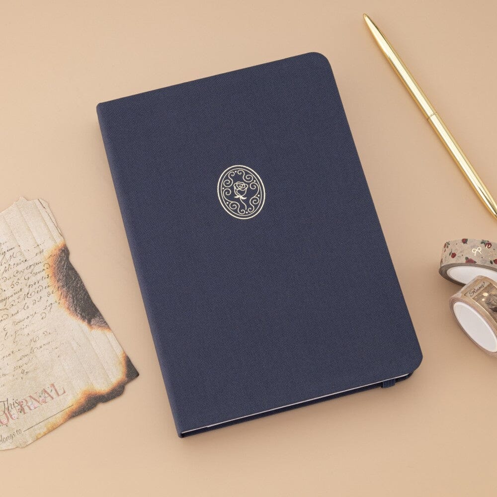 Tsuki 'Vintage Rose' Antique Blue Limited Edition Bullet Journal ☾