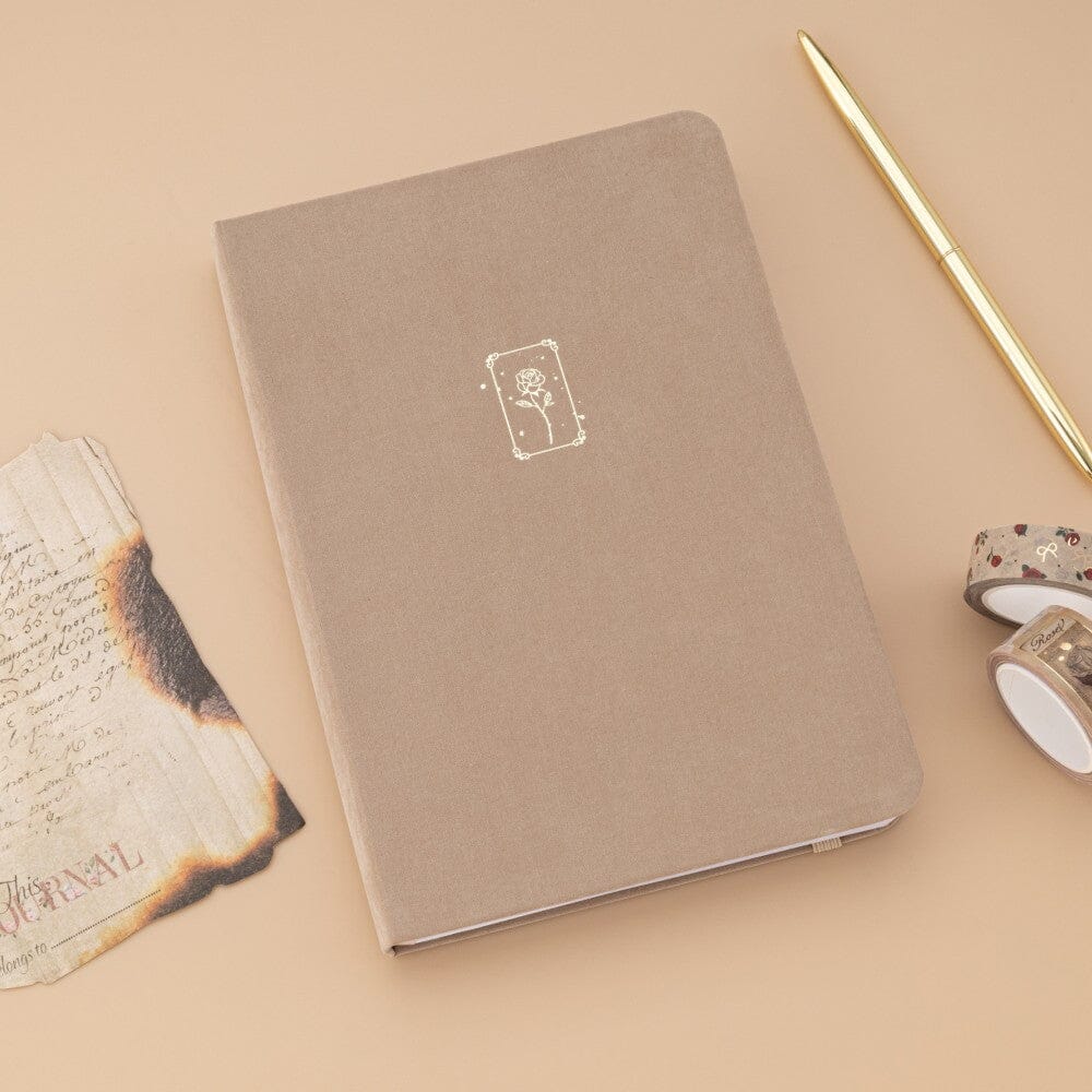 Tsuki 'Vintage Rose' Pressed Petal Limited Edition Bullet Journal ☾