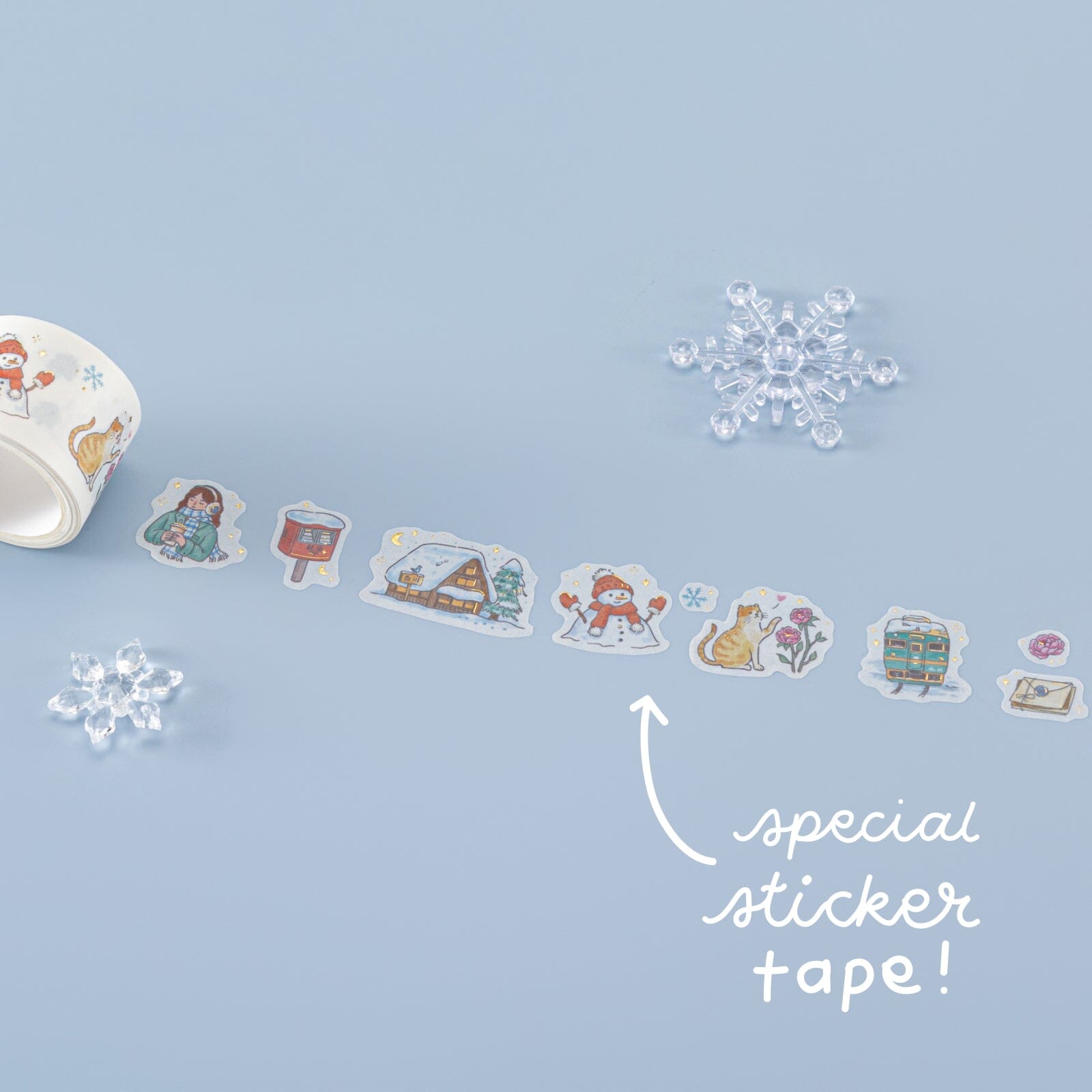 Tsuki 'Winter Journey' Washi Tape Set ☾
