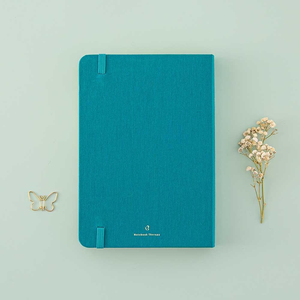 Tsuki Teal Sky 'Flutter + Dream' Limited Edition Bullet Journal by Notebook Therapy x Pelinkan ☾