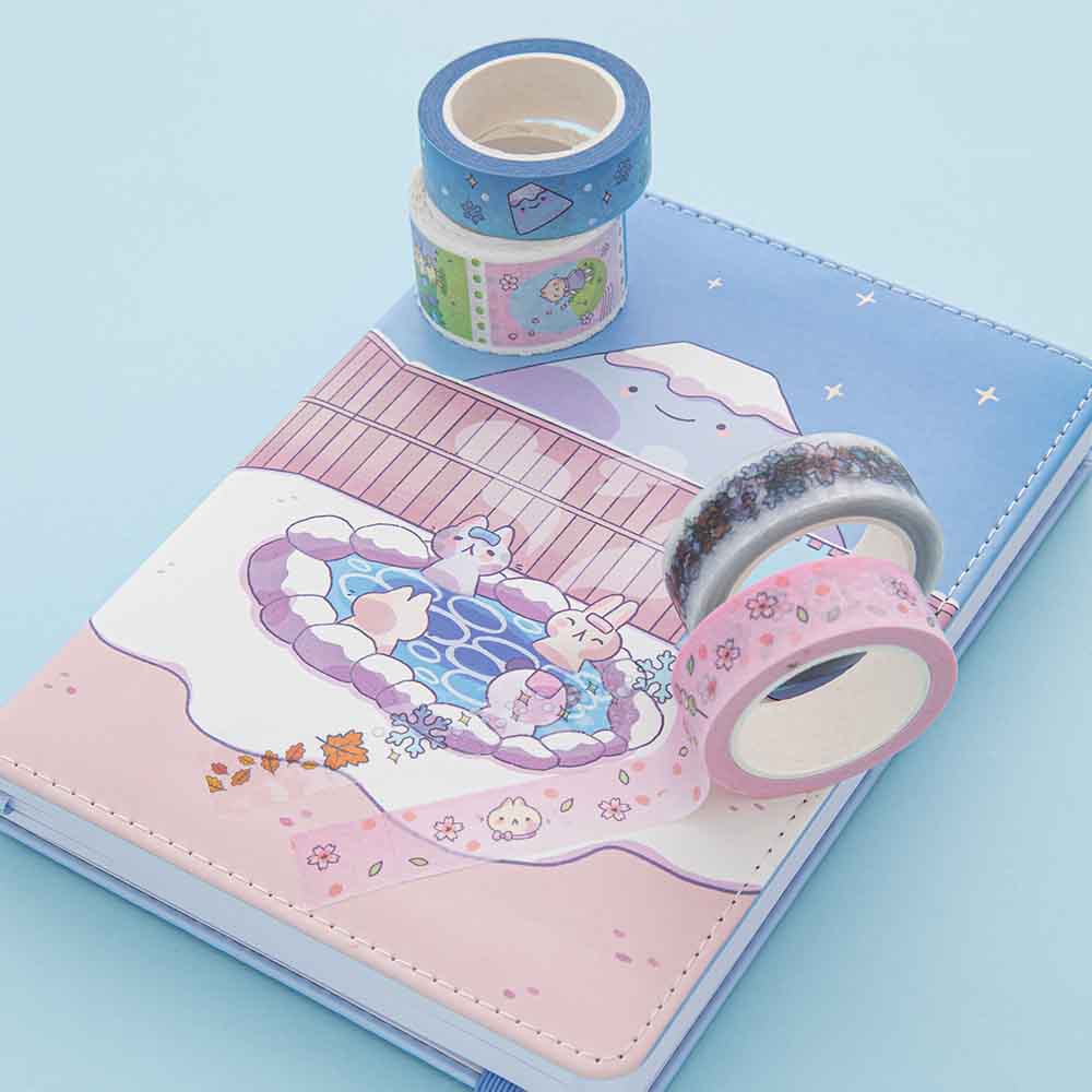 Tsuki 'Four Seasons' Washi Tape Set ☾ @milkkoyo x NotebookTherapy