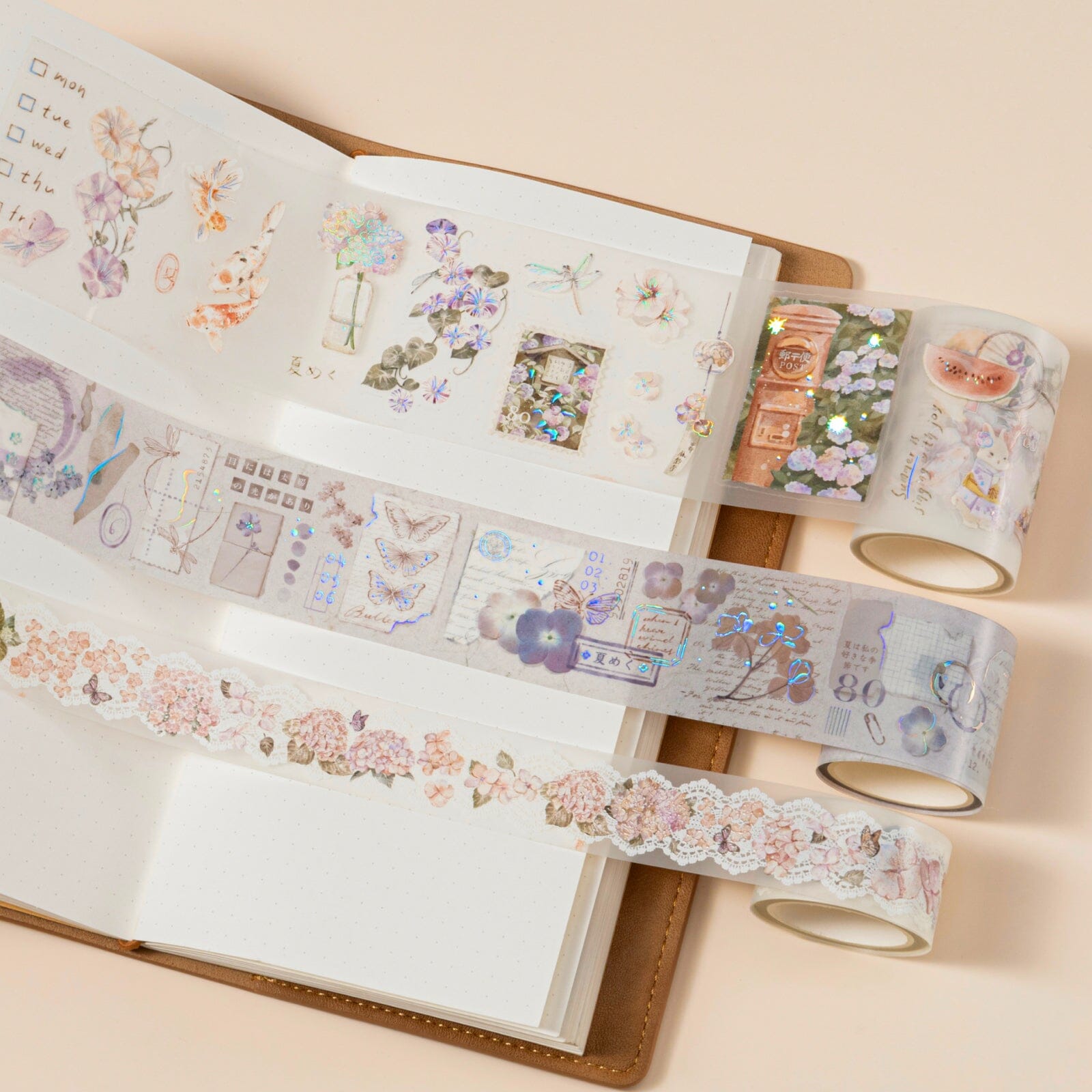 Hinoki - 'Into the Summer' PET Decorative Tape Set