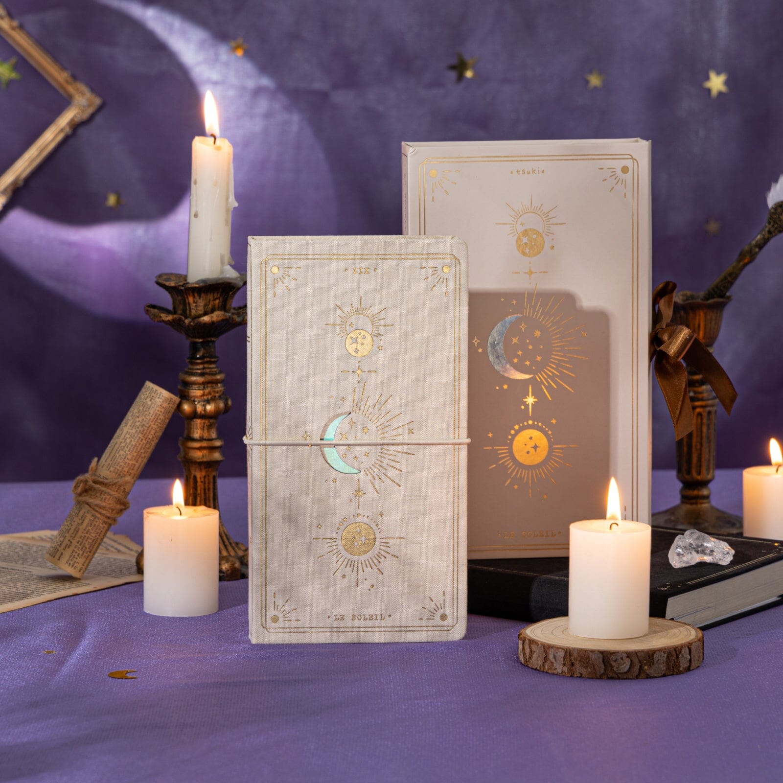 Tsuki 'Le Soleil' Collector's Edition Moon Planner Travel Notebook ☾