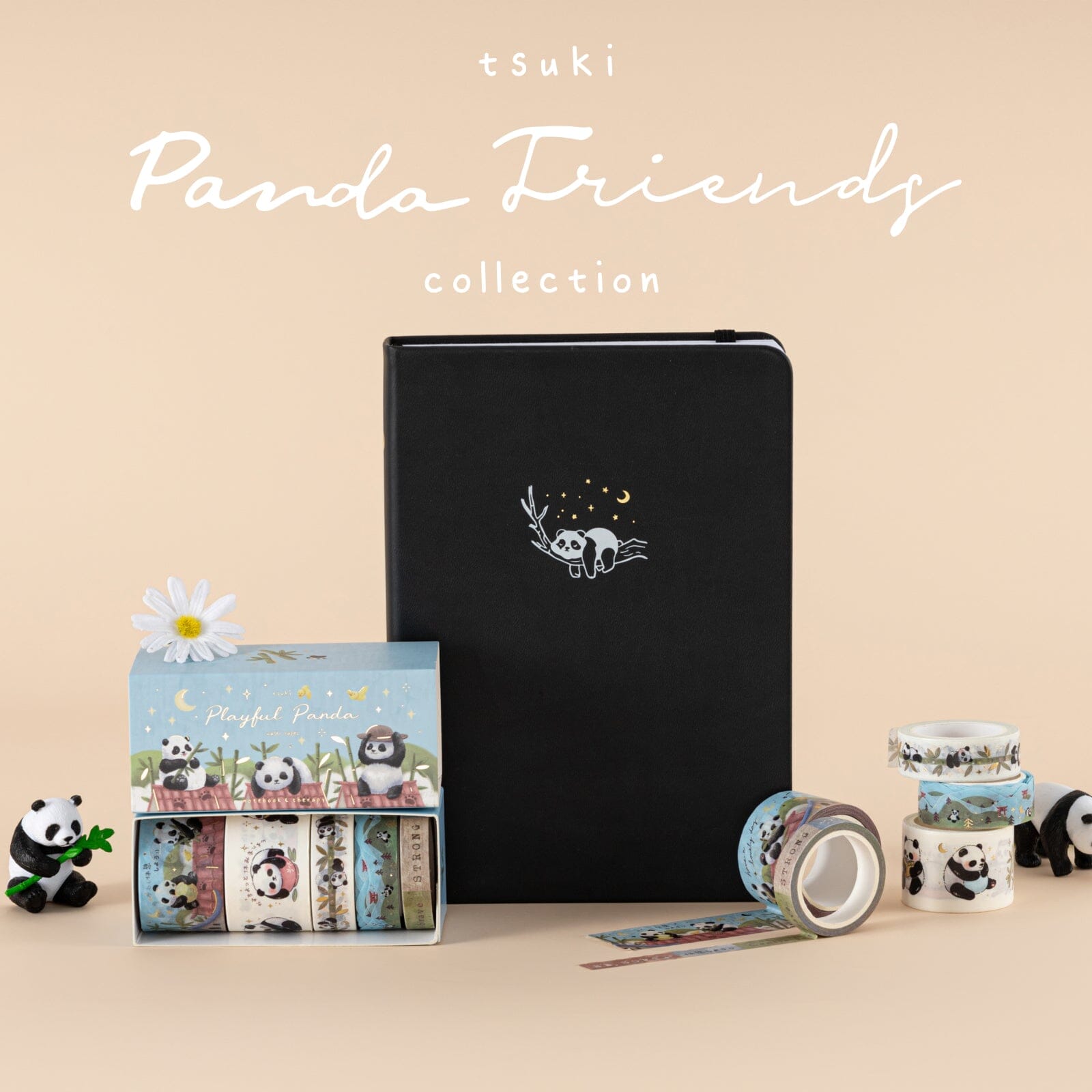 Tsuki 'Playful Panda' Limited Edition A5 Bullet Journal ☾