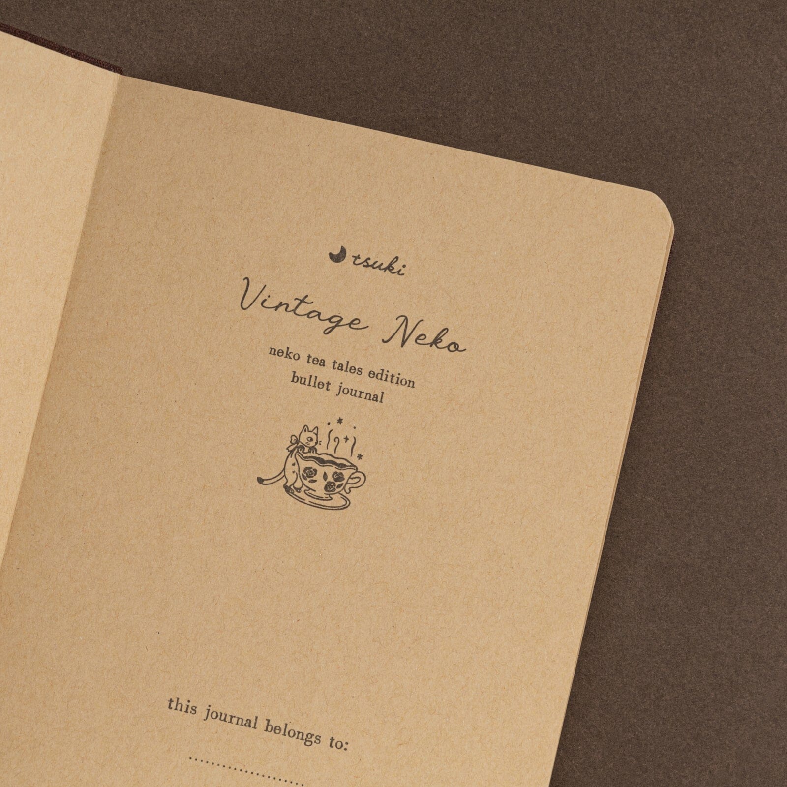 Tsuki 'Neko Tea Tales' Limited Edition Bullet Journal ☾