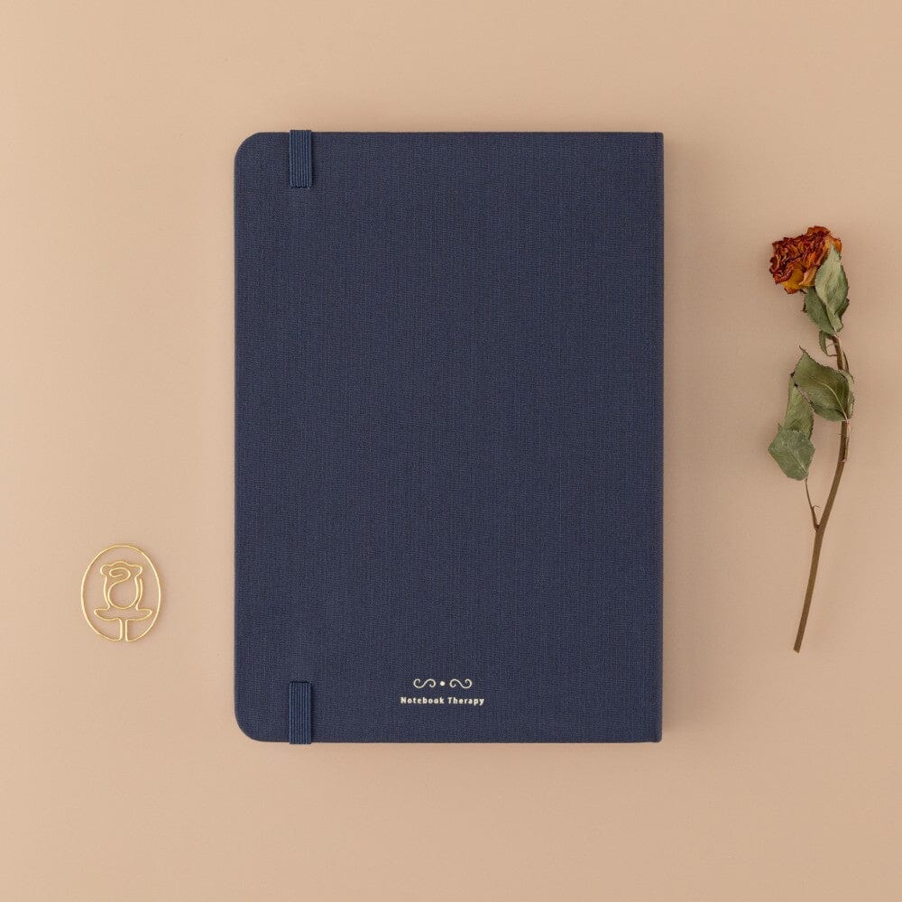 Tsuki 'Vintage Rose' Antique Blue Limited Edition Bullet Journal ☾