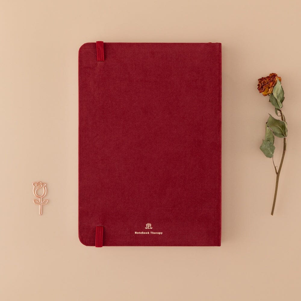 Tsuki 'Vintage Rose' Petal Red Limited Edition Bullet Journal ☾